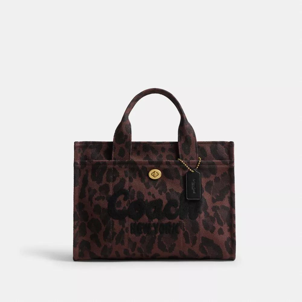 Cargo Tote Bag With Leopard Print Product Image