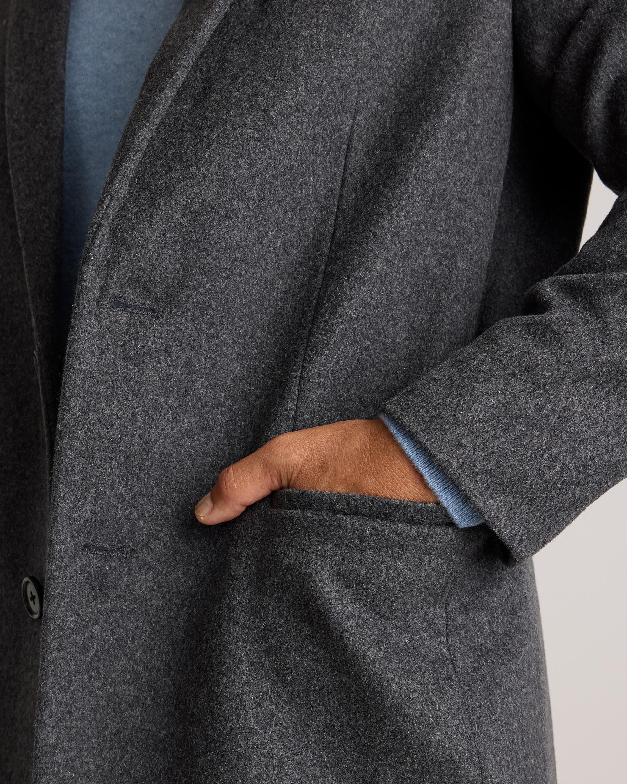 Quince | Men's Italian Wool Overcoat Size XL, Wool/Nylon Product Image