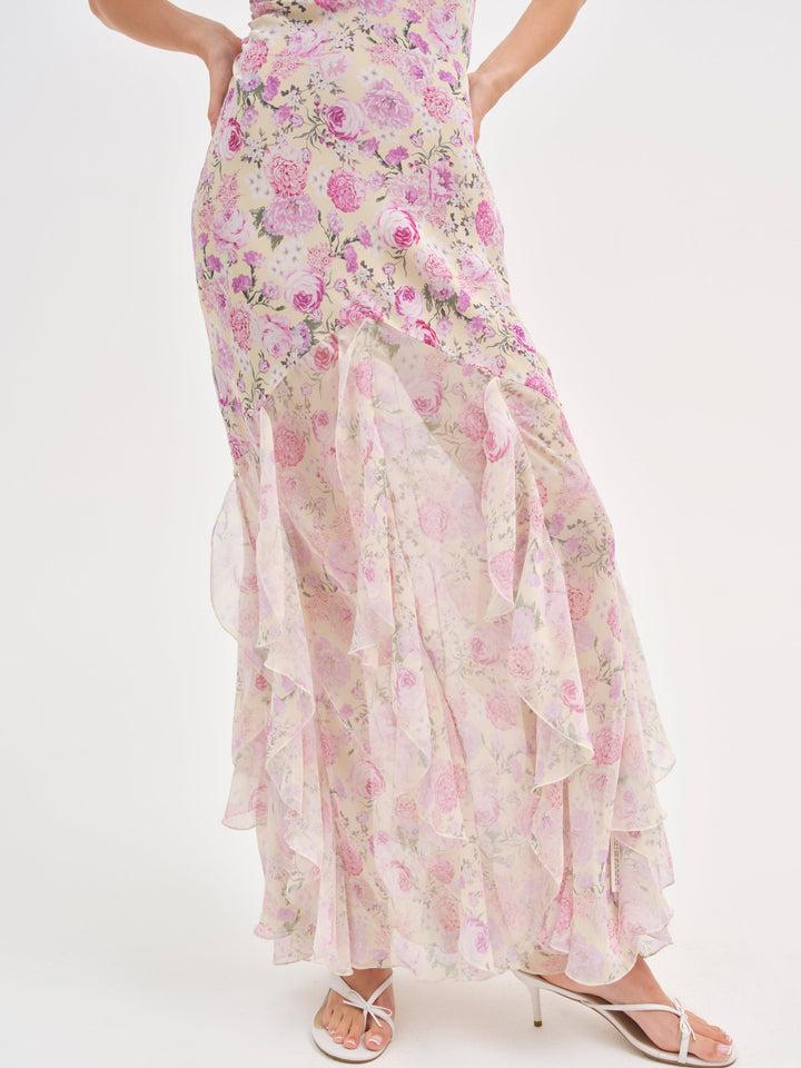 Elea Maxi Dress — Yellow Product Image