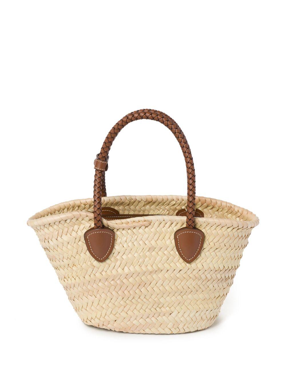 woven straw tote bag Product Image