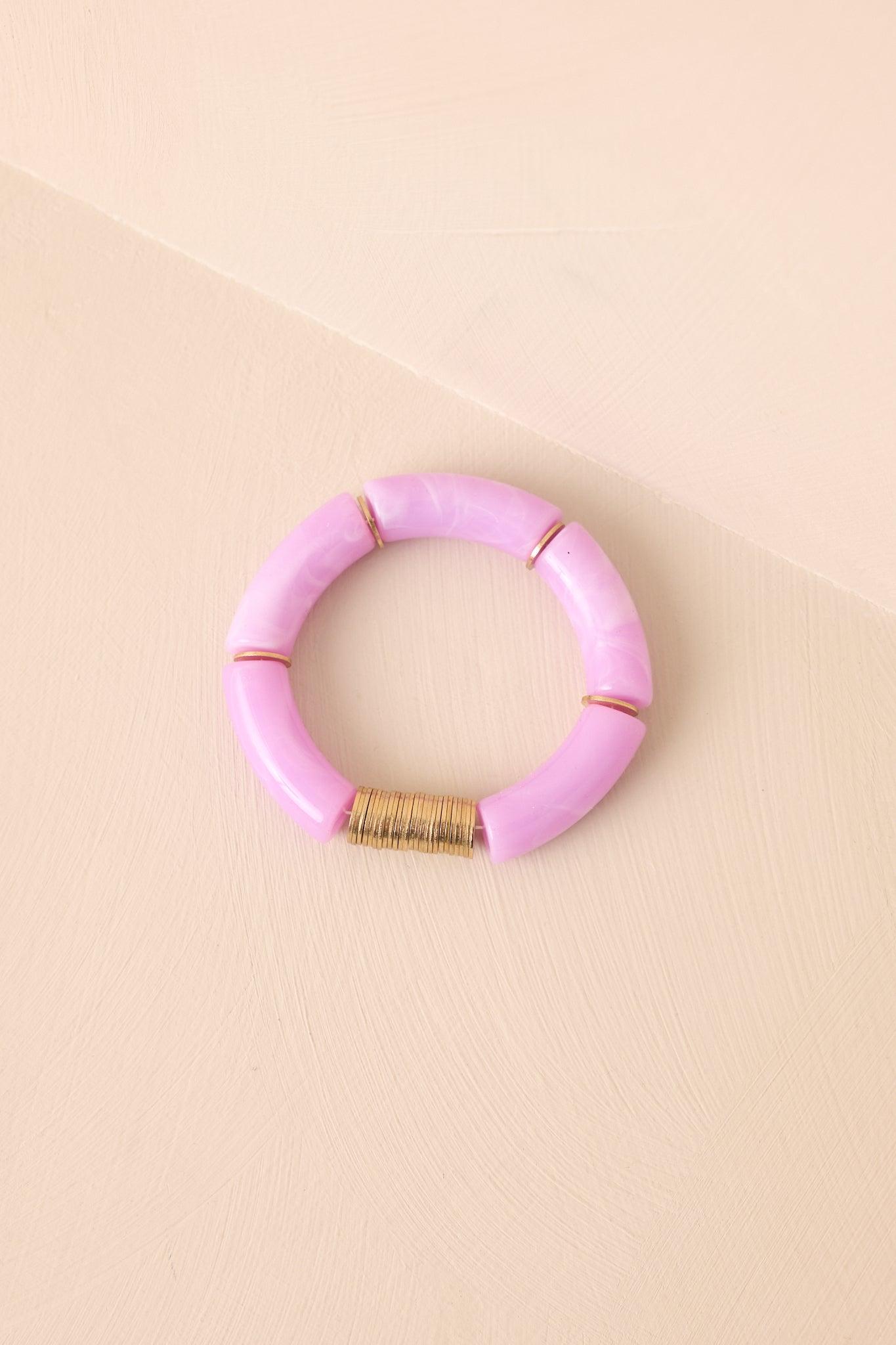 Find Your Joy Lavender Beaded Bracelet Product Image