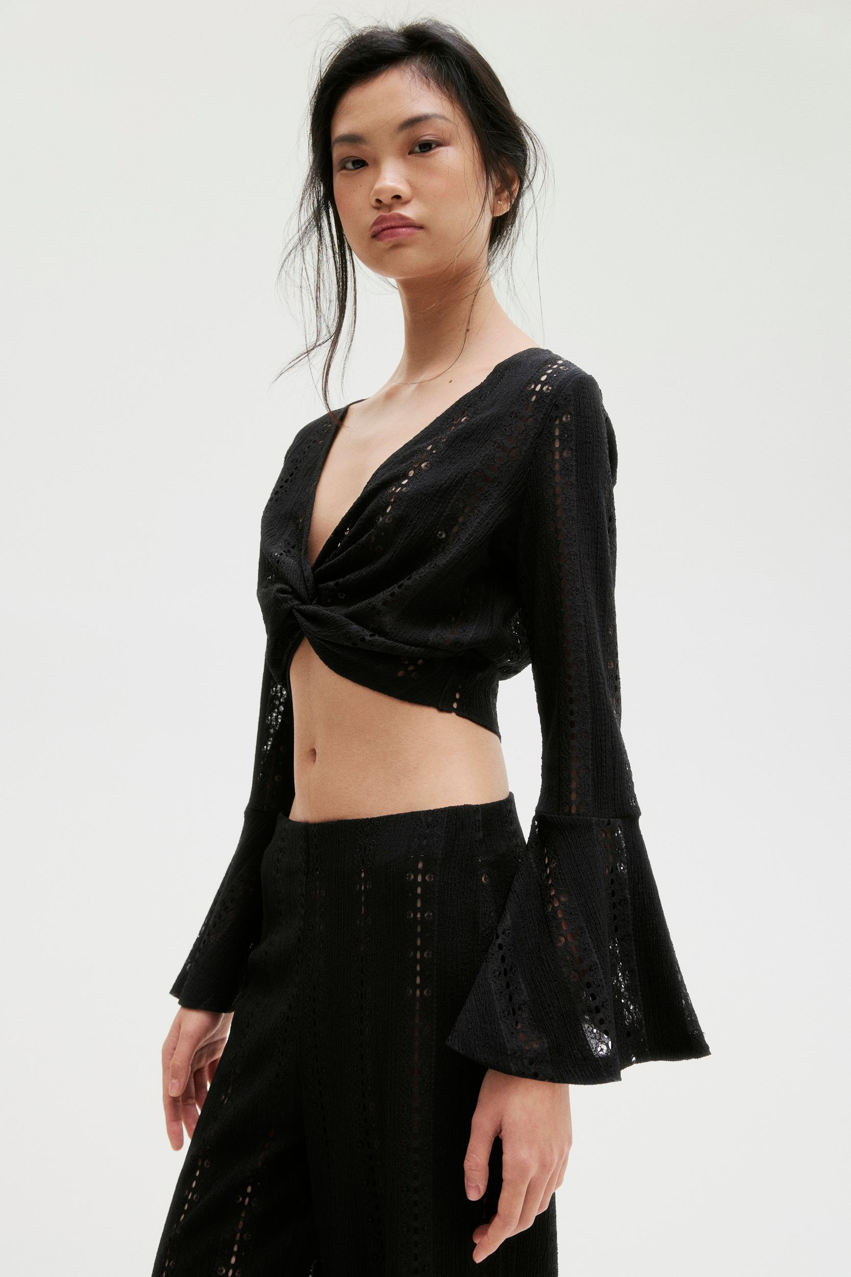 Twist-Detail Crop Top Product Image