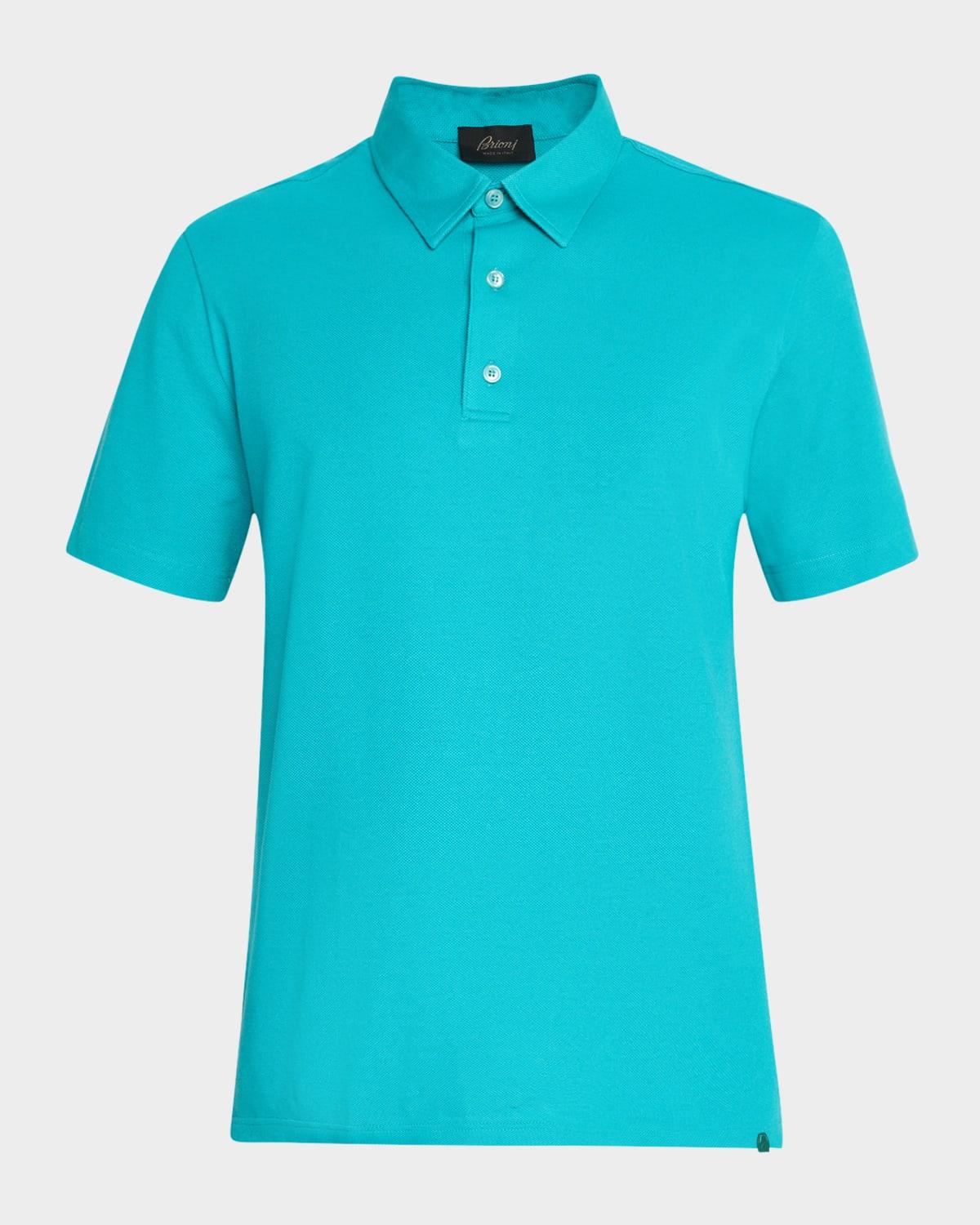 Mens Jersey Pique Polo Shirt Product Image