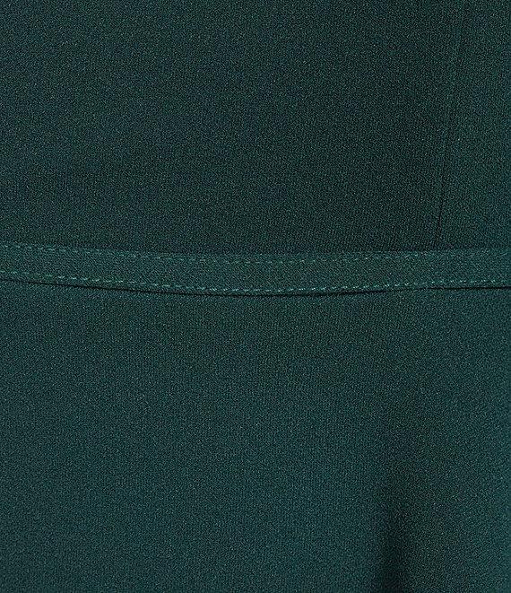 City Vibe Sweetheart Neck Sleeveless Illusion Lace Back Fit And Flare Dress Product Image