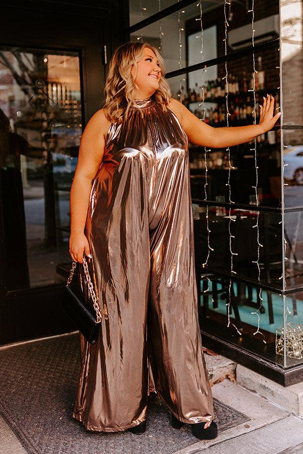 Amazing Views Metallic Jumpsuit Curves Product Image