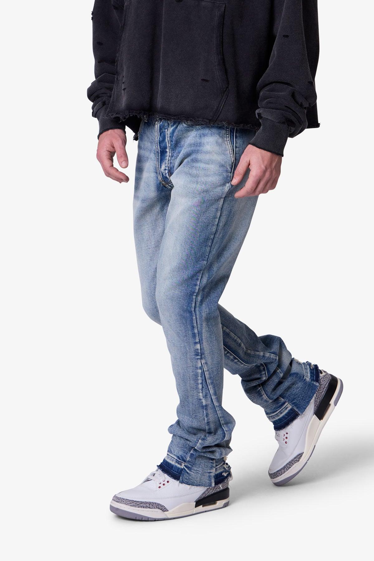 X514 Skinny Stacked Denim - Medium Blue Product Image