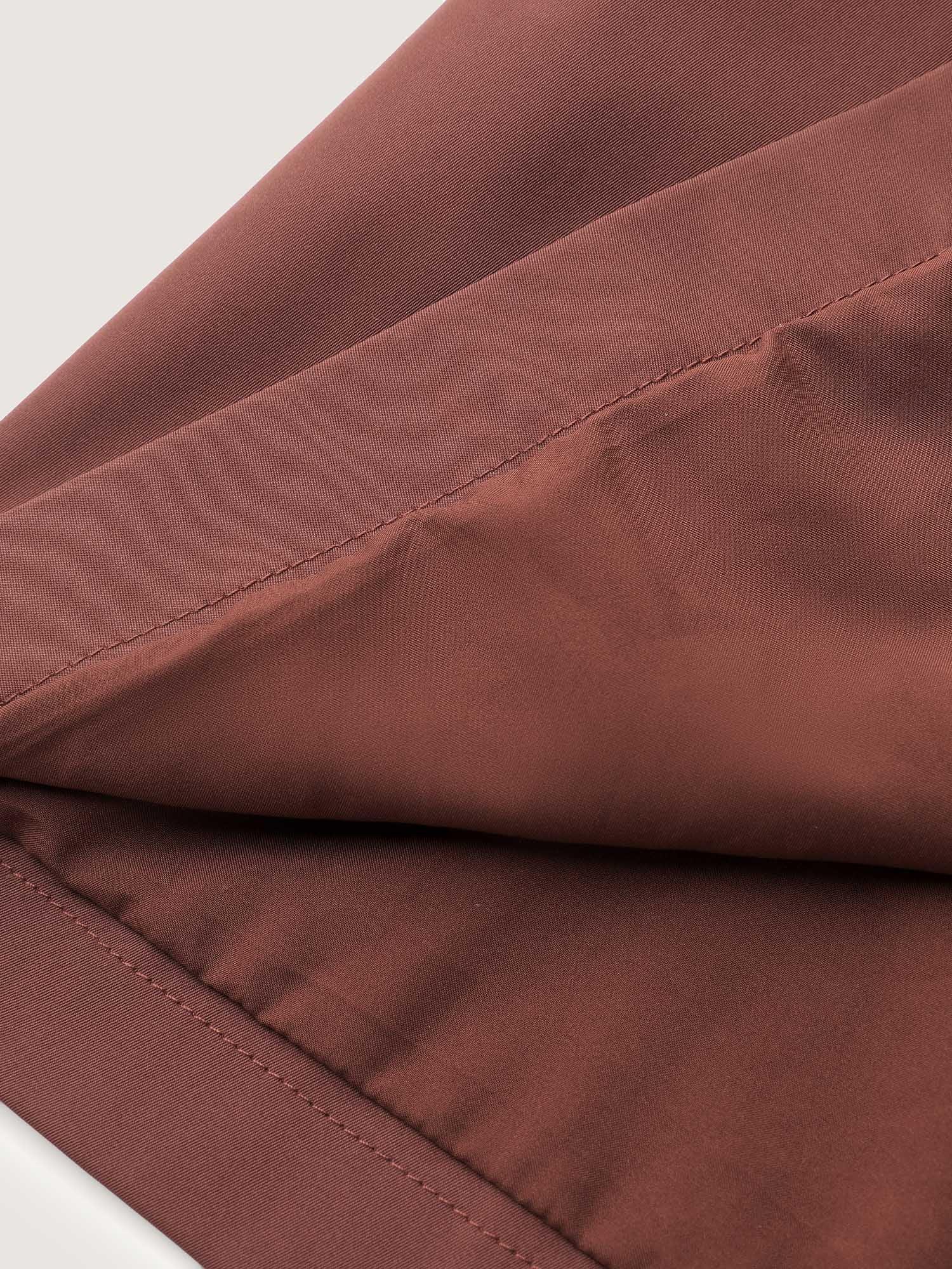 Button Belted Layered Trench Coat Female Product Image