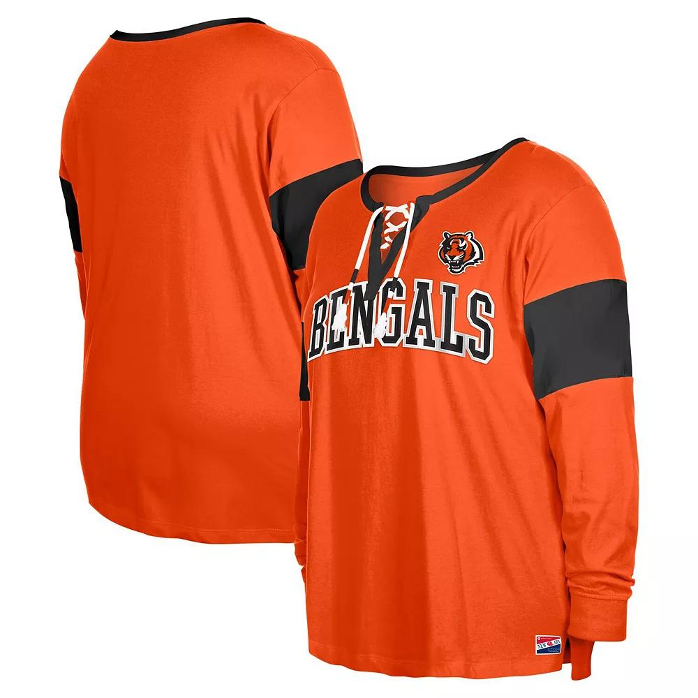 Women's New Era Orange Cincinnati Bengals Plus  Product Image