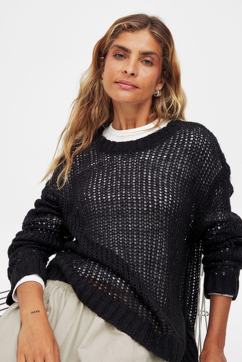 Loose Knitted Sweater Product Image