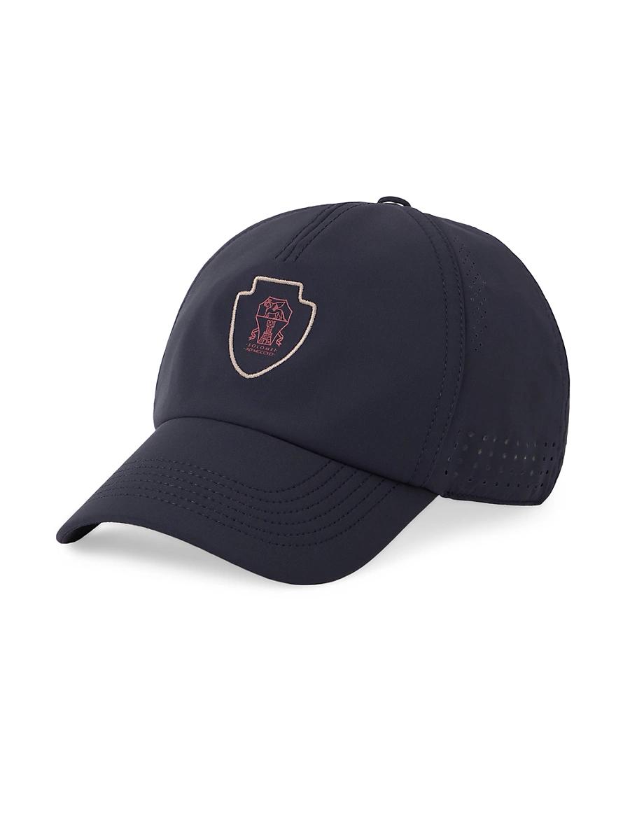 Mens Stretch Nylon Baseball Cap with Logo Product Image