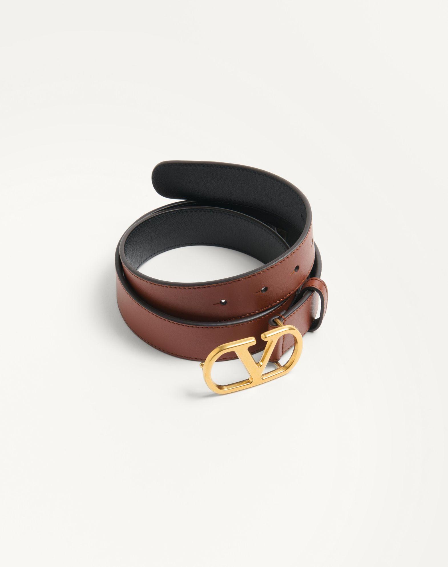 Vlogo Signature Belt In Shiny Calfskin 30 Mm Product Image