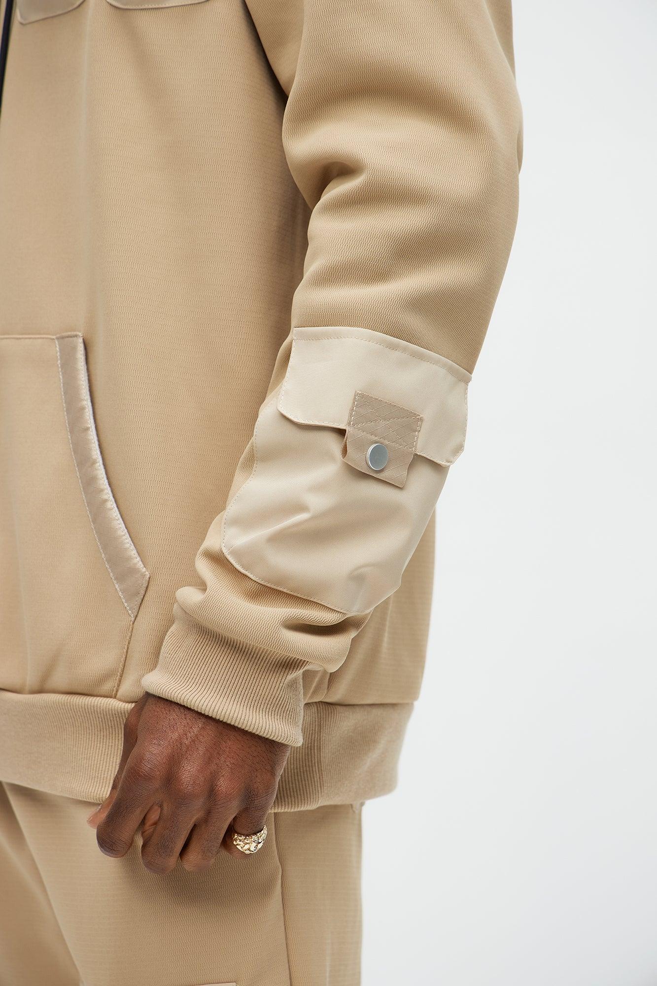 Field Cargo Hoodie - Khaki Product Image