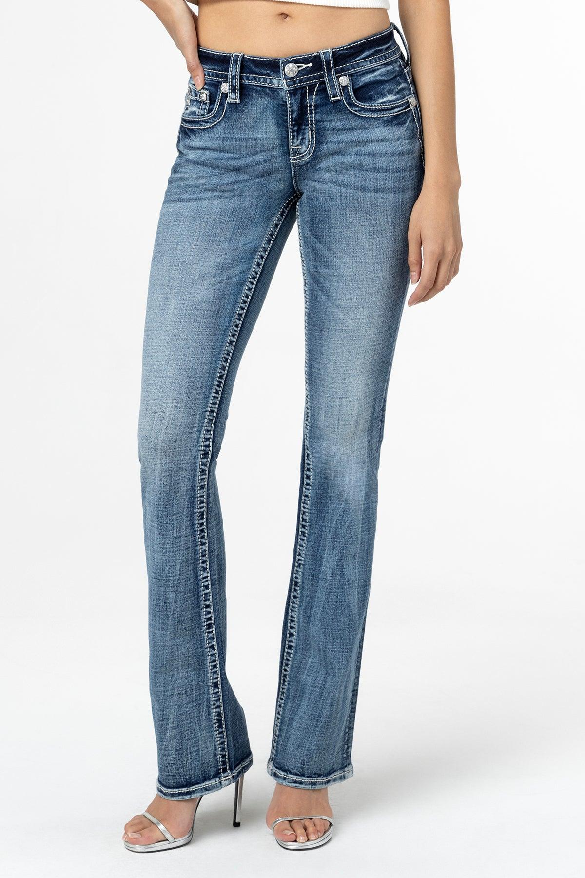 Rebel With A Cross Bootcut Jeans Product Image