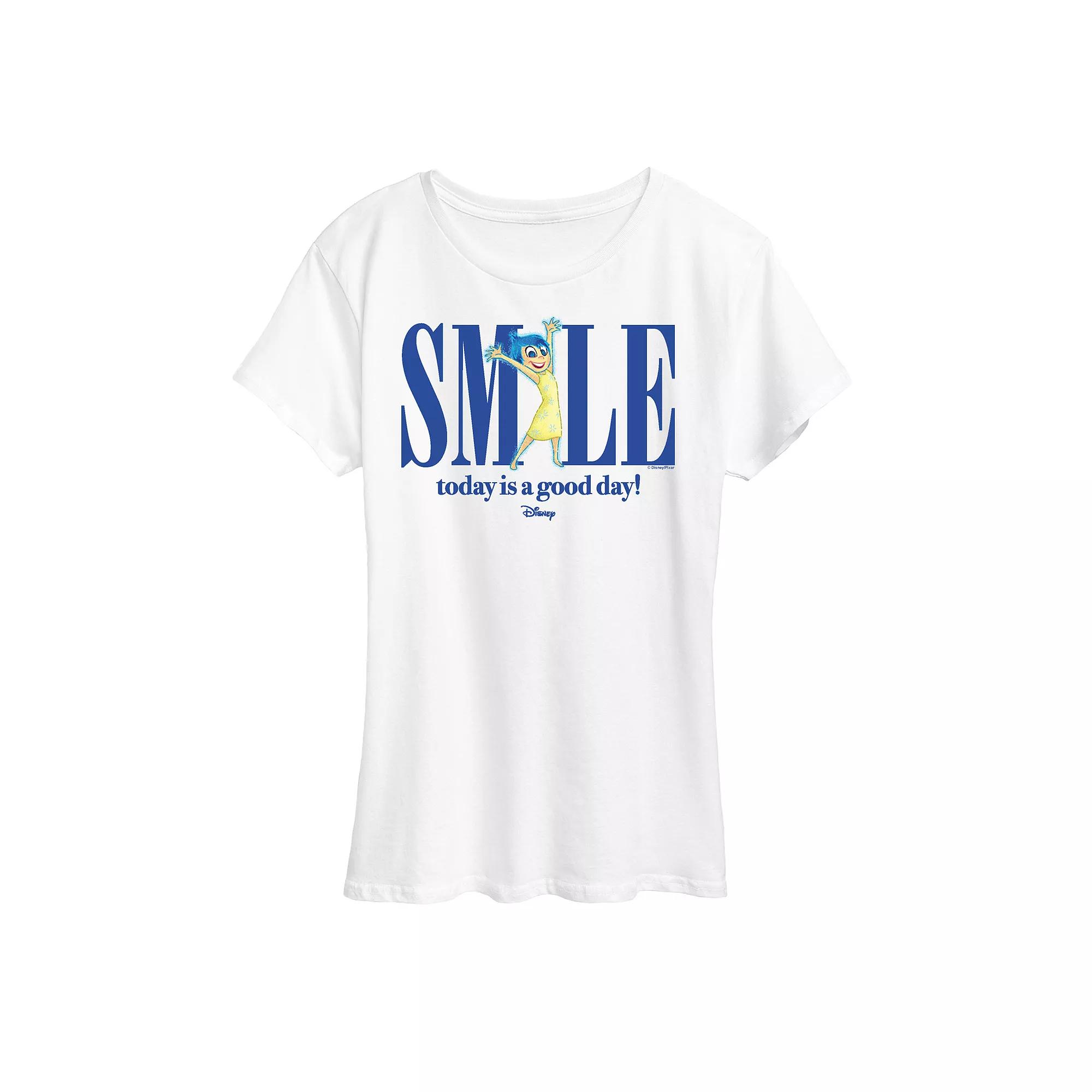 Disney / Pixar's Inside Out 2 Joy Women's Smile Graphic Tee,  Product Image