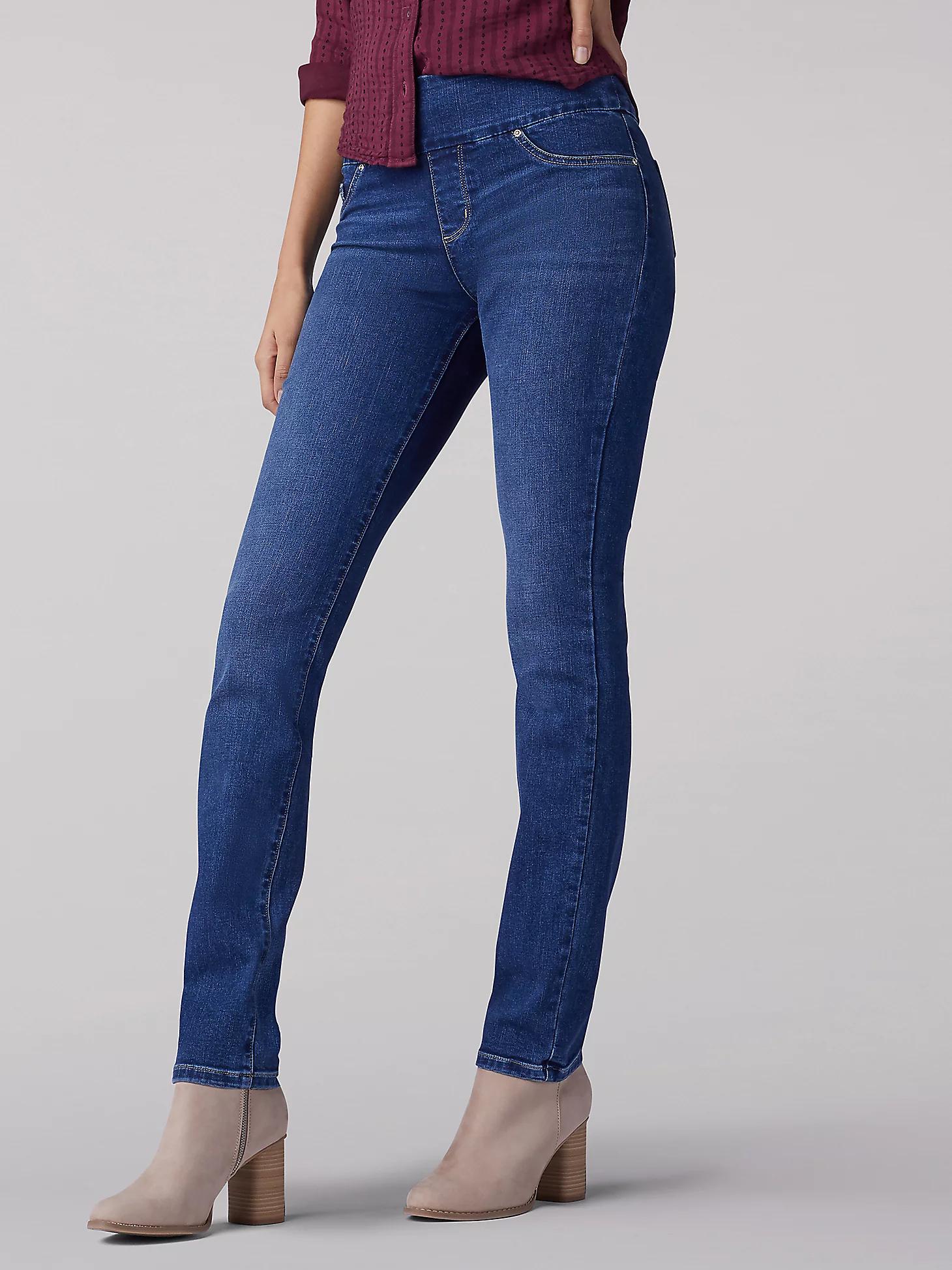 Women's Sculpting Slim Fit Slim Leg Pull On Jean | Women's Jeans | Lee® Product Image