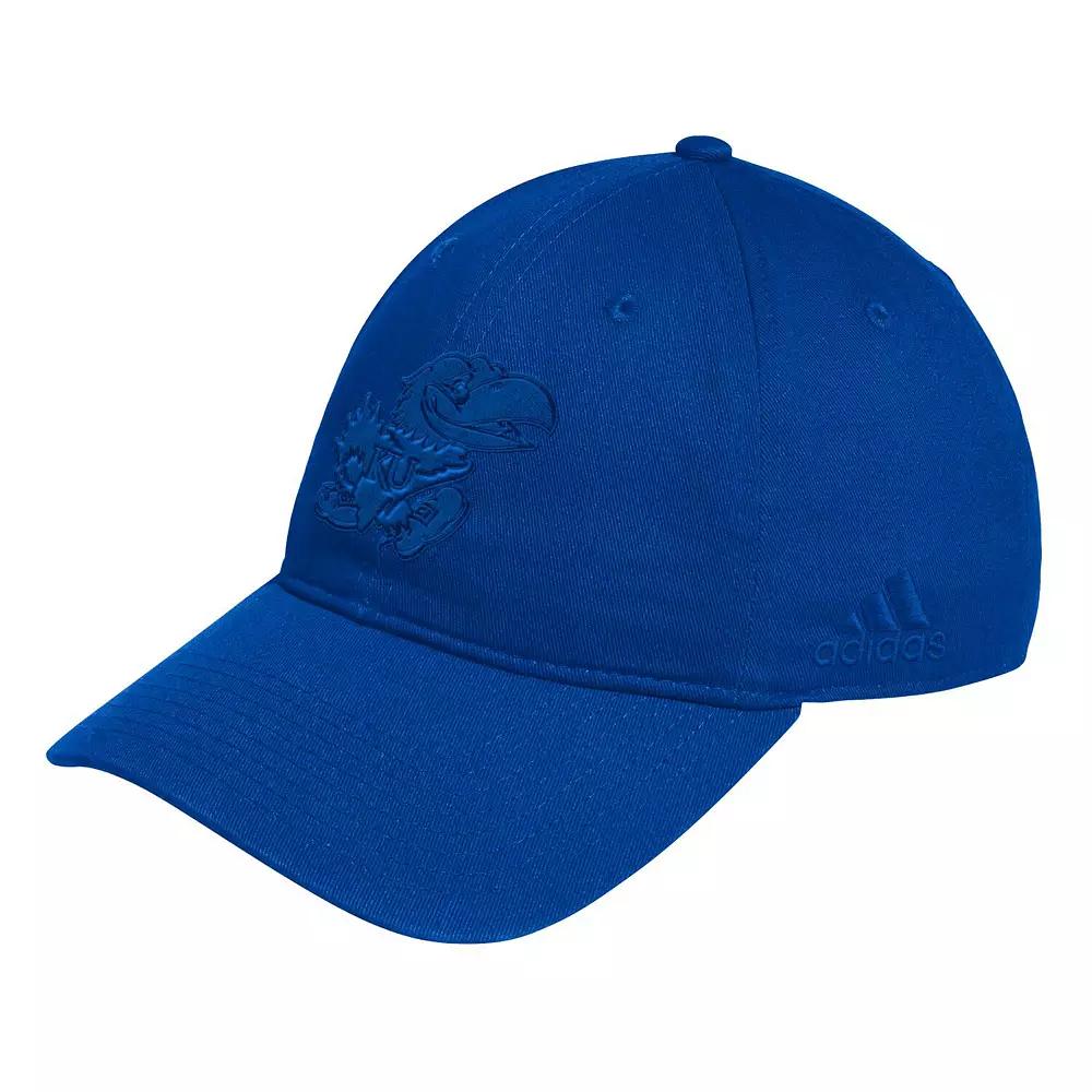 Men's adidas Royal Kansas Jayhawks Fashion adicolor Slouch Adjustable Hat, Blue Product Image