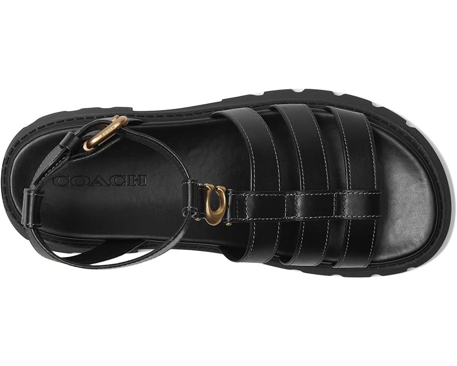 Women's COACH Sculpted C Platform Fisherman Sandals Product Image