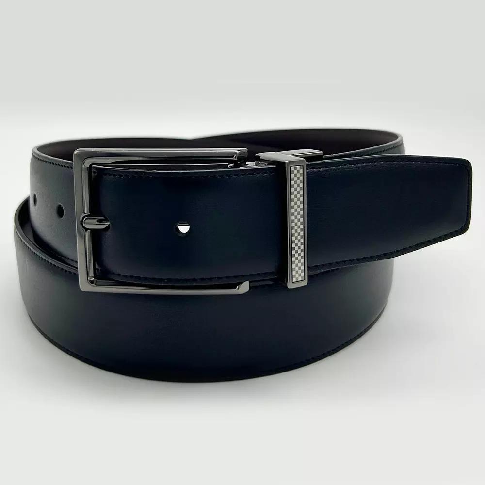 Men's Sonoma Goods For Life® Reversible Belt with Carbon Checkered Buckle,  Product Image