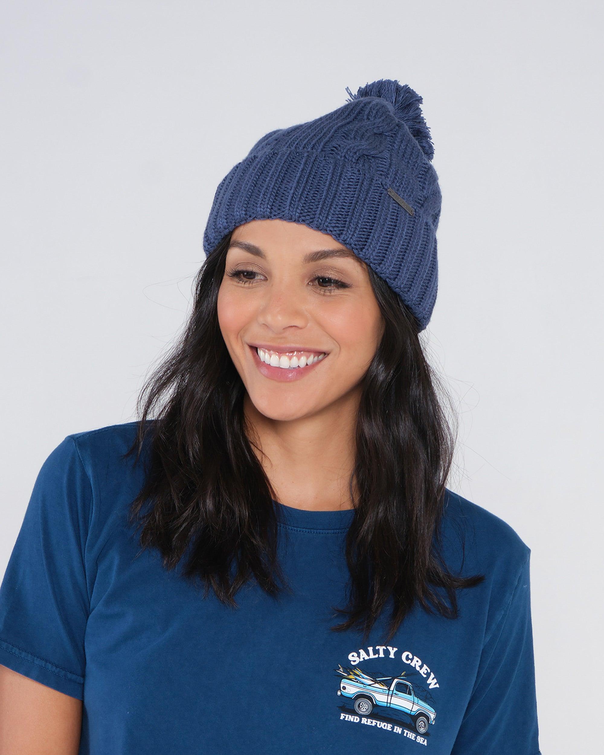 Halyard Beanie - Blue Steel Female Product Image
