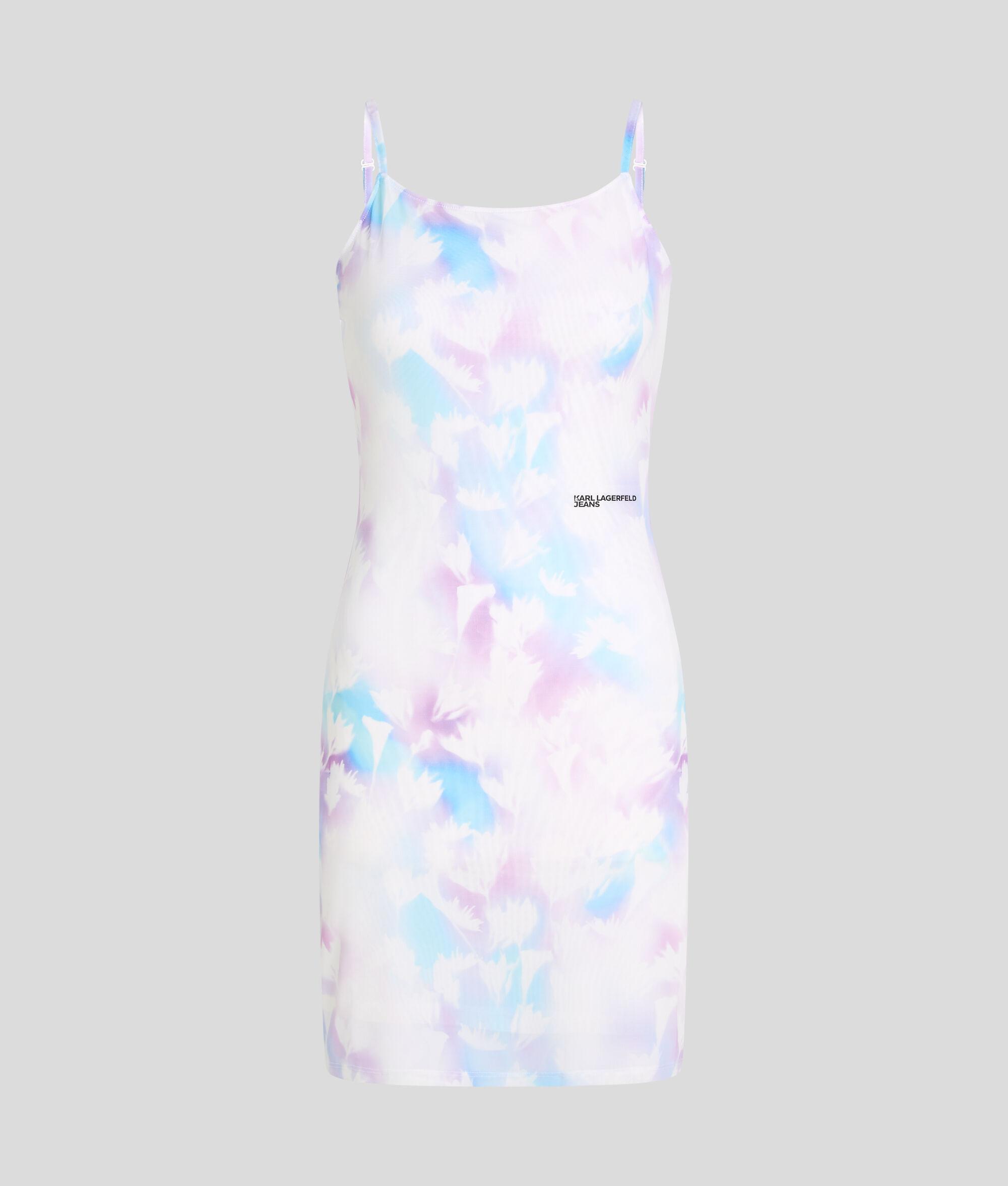FLORAL-PRINT MESH DRESS Product Image