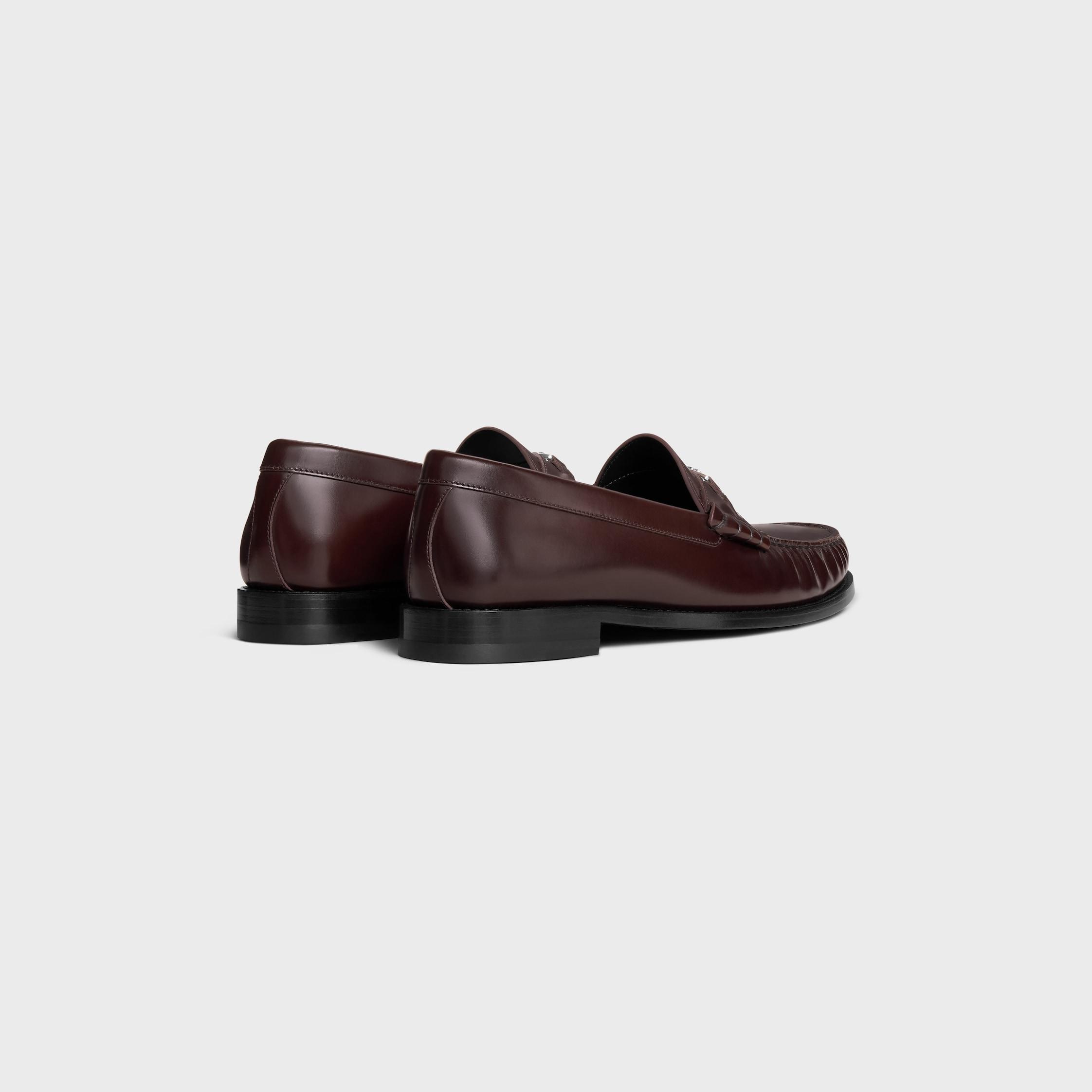 CELINE LUCO Triomphe Loafer in POLISHED BULL Product Image