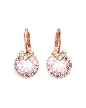 Swarovski Bella V Crystal Drop Earrings in Gold Tone Product Image