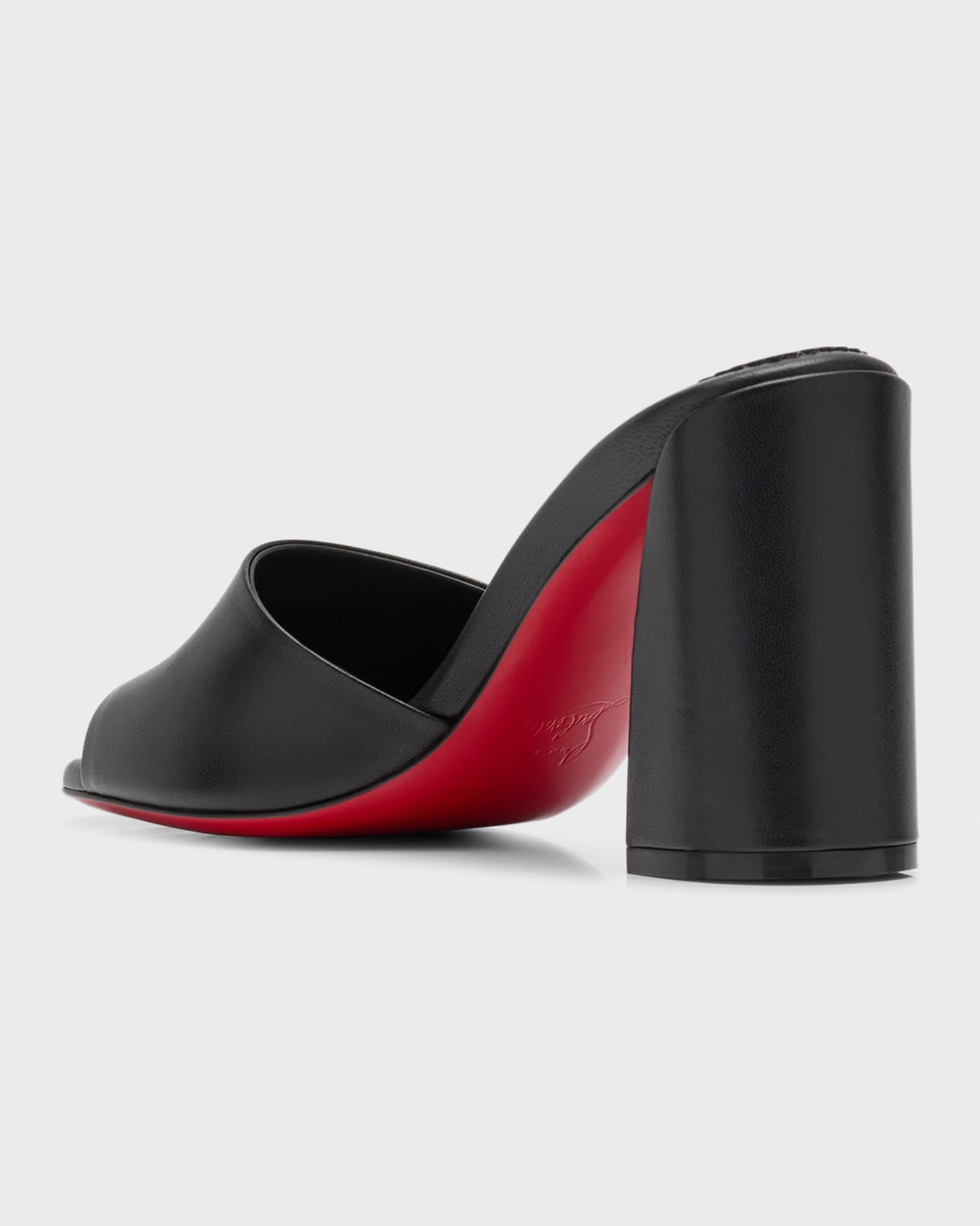 Jane Leather Red Sole Mule Sandals Product Image