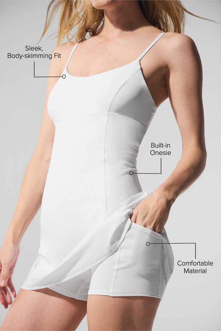 Breezy Tennis Dress - White Female Product Image