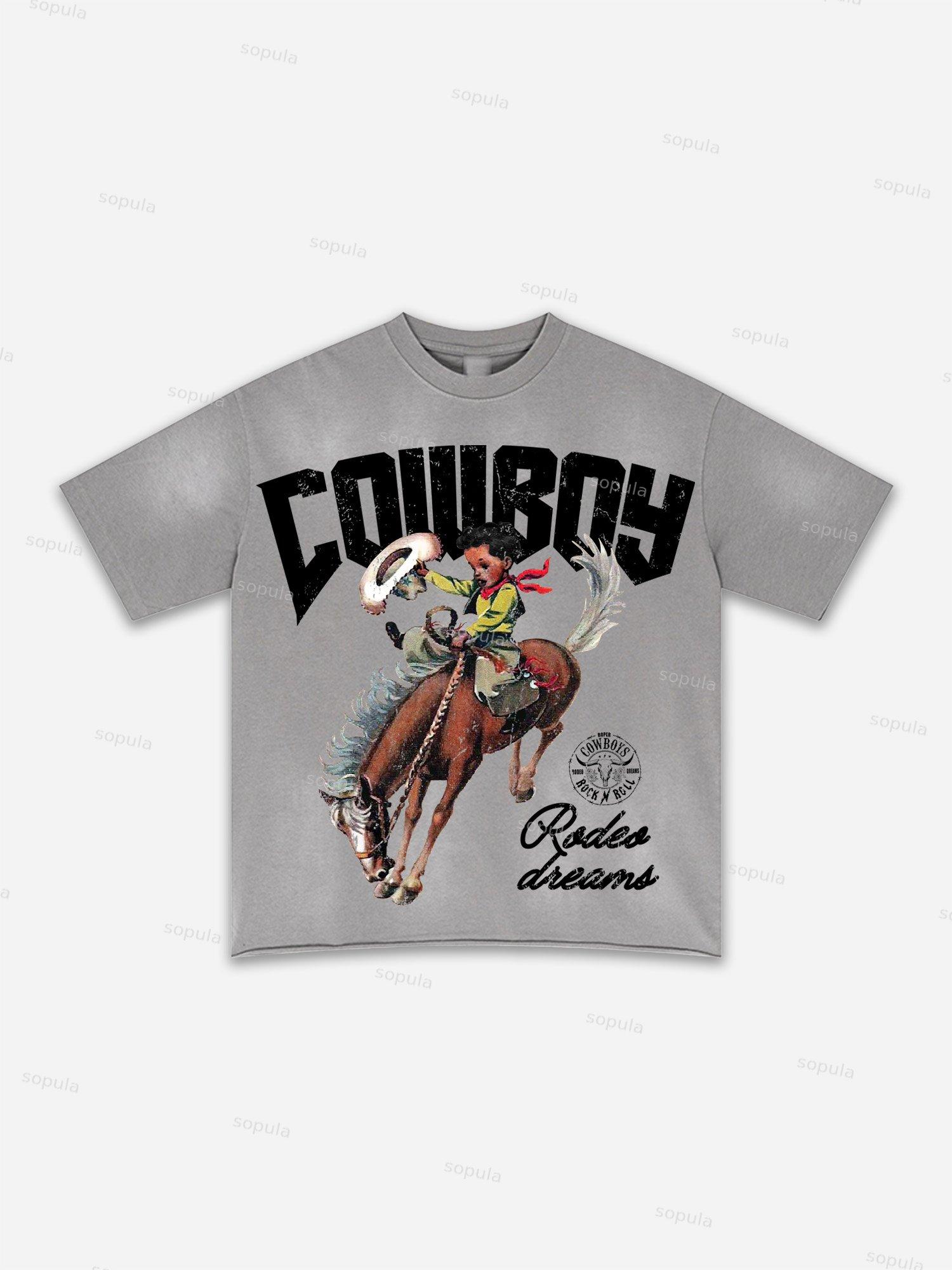 Child Of God Print Washed T-shirt Product Image