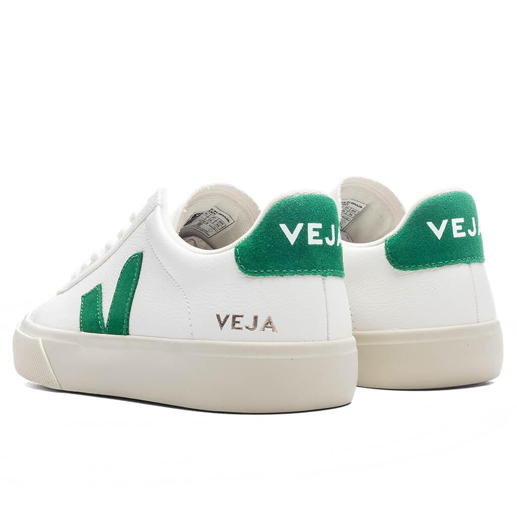 Women's Campo Chromefree Leather - Extra White/Emeraude Female Product Image