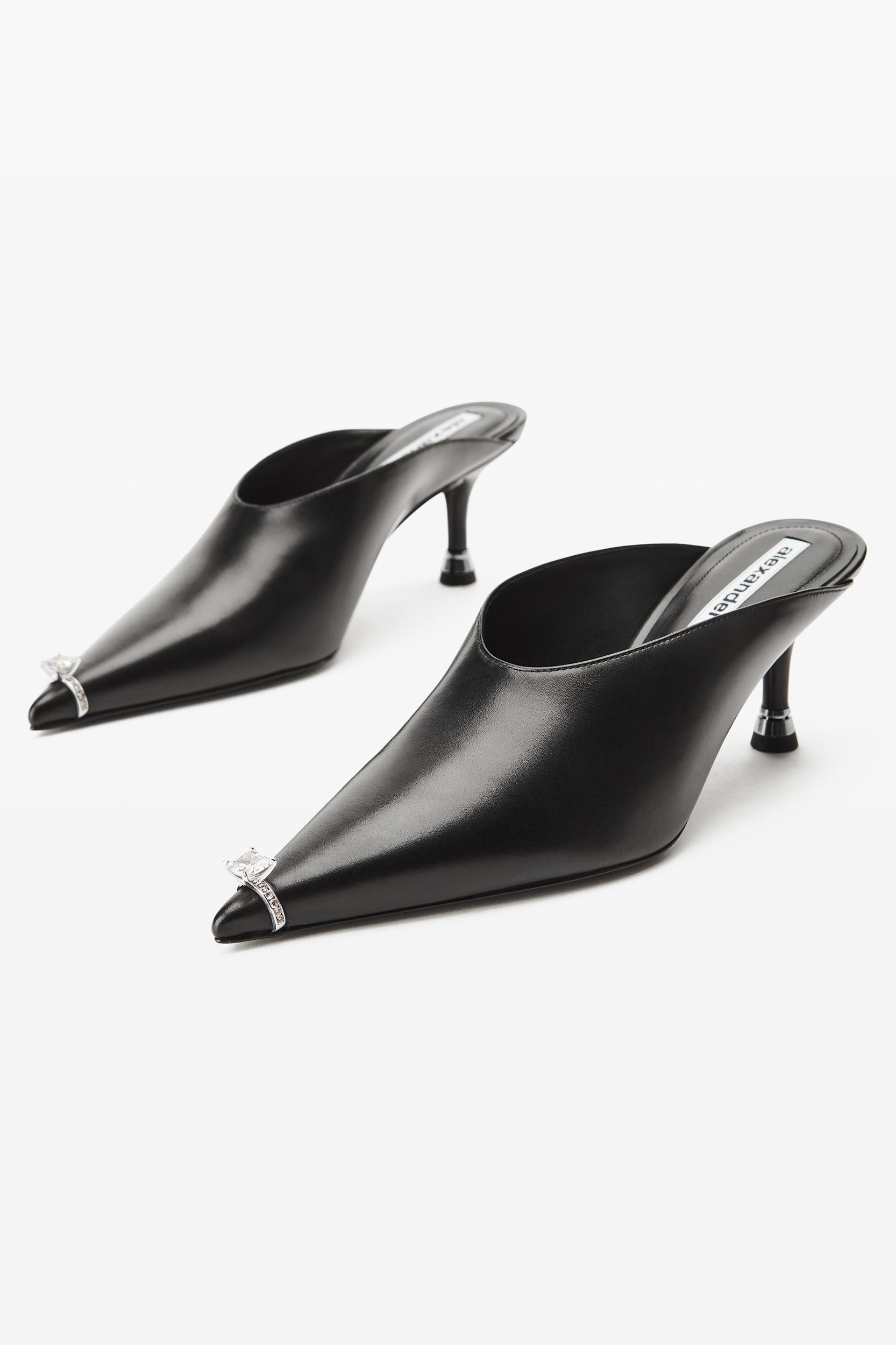 Akilita Ring Mule In Leather 65mm Product Image