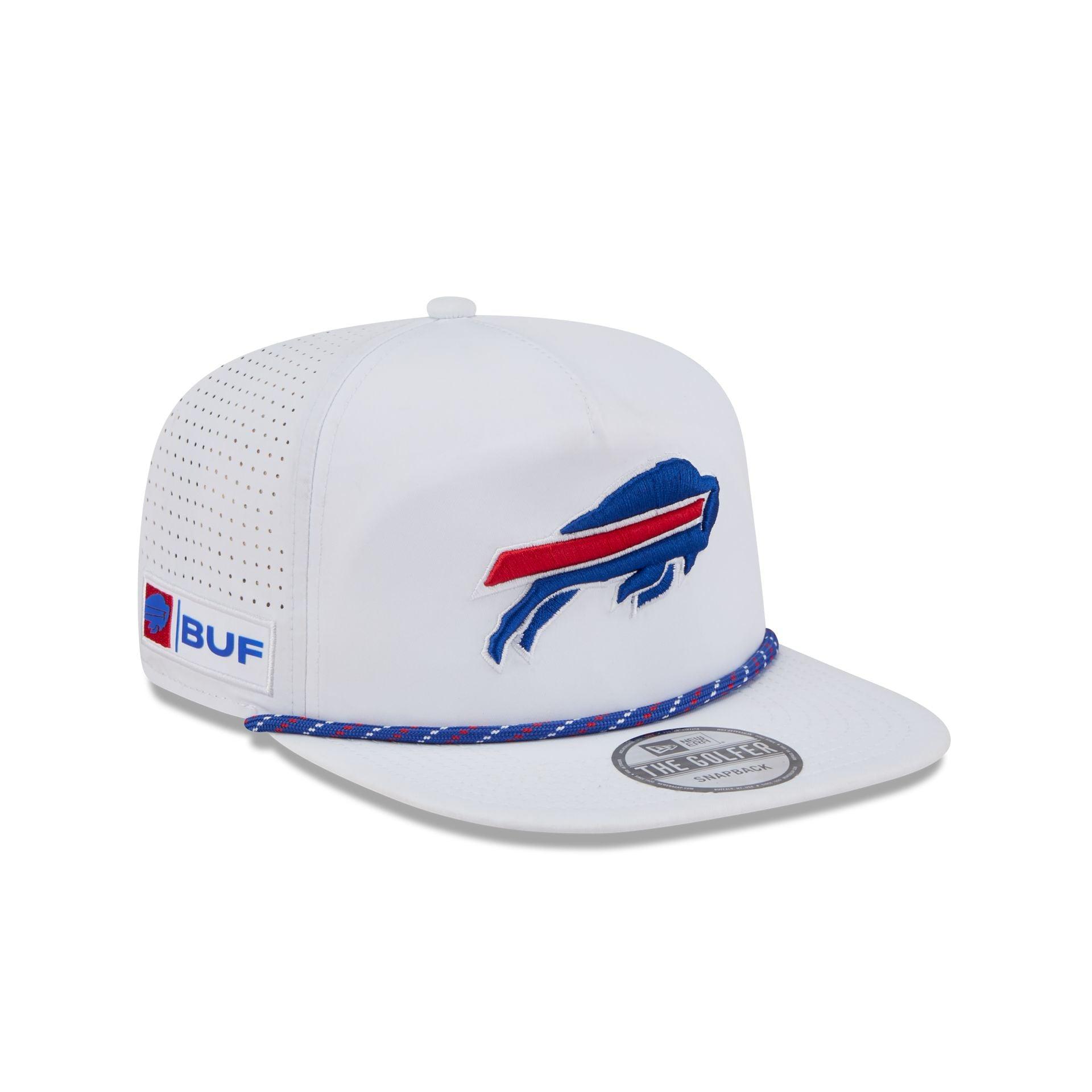 Buffalo Bills Optic White Performance Rope Golfer Hat Male Product Image