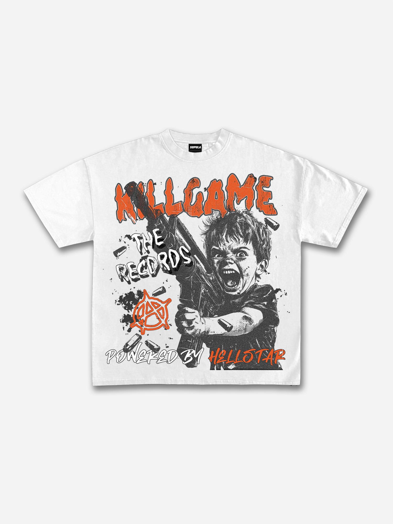 Sopula Street Killgame Makes Old Graphics Cotton T-Shirt Product Image