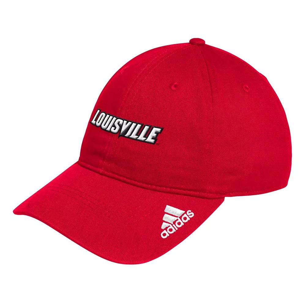 Men's adidas Royal Kansas Jayhawks Locker Room Logo Slouch Adjustable Hat, Blue Product Image