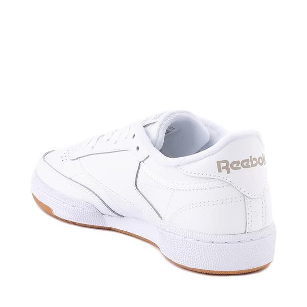 Womens Reebok Club C 85 Athletic Shoe - White / Gray / Gum Product Image