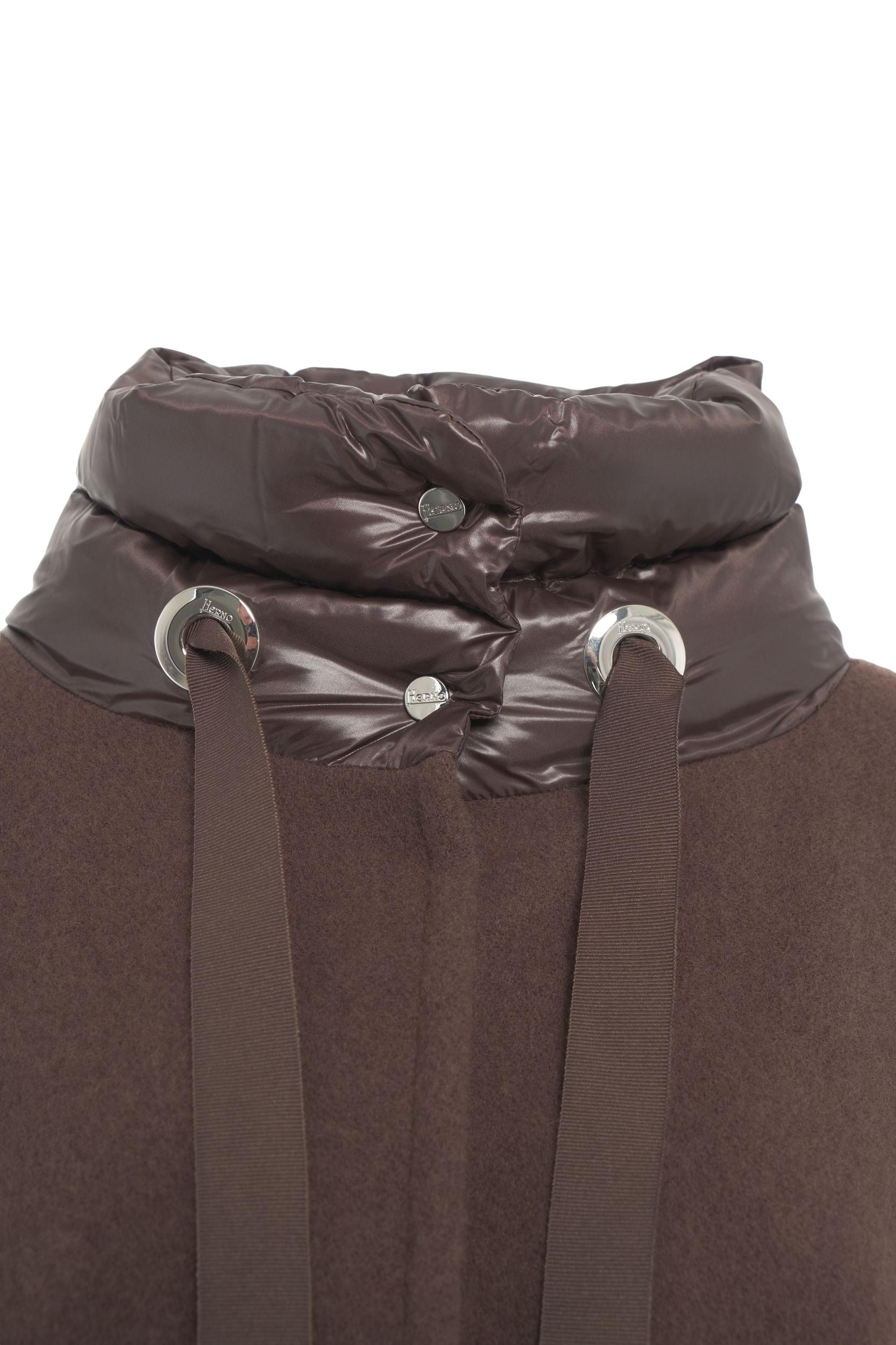 Cape with nylon details Product Image