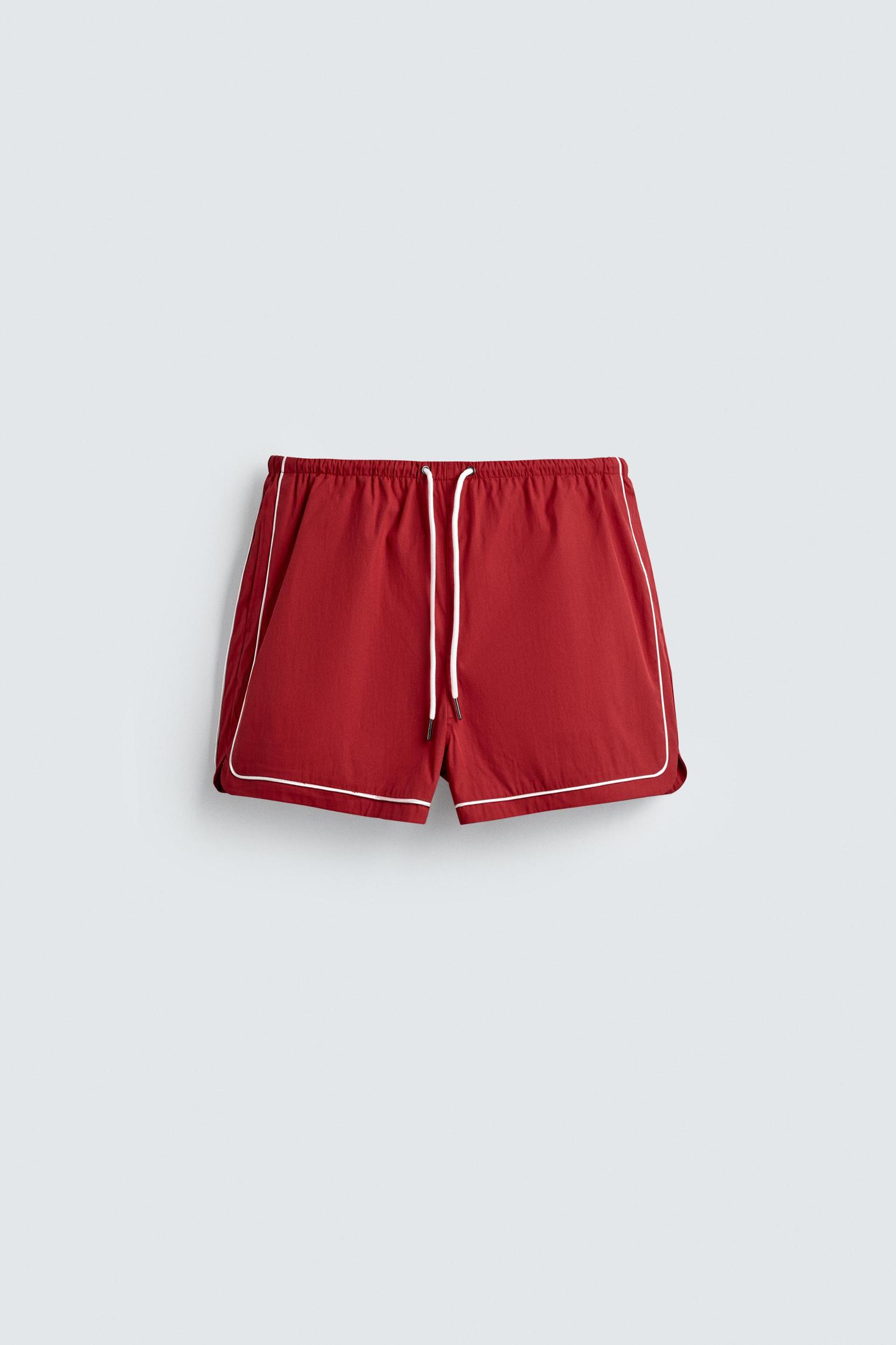 CONTRAST TRIM SHORTS Product Image