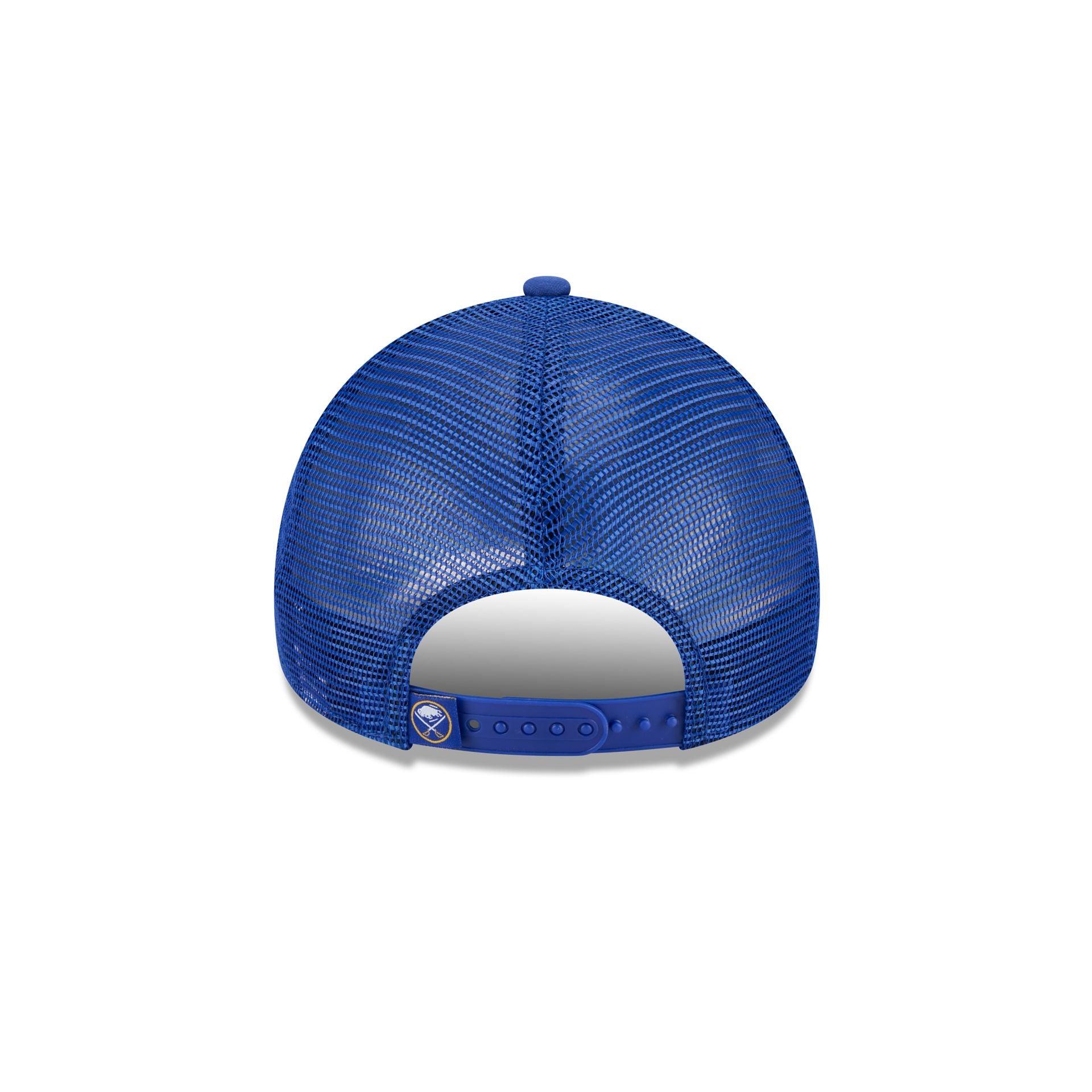 Buffalo Sabres Distressed 9FORTY A-Frame Trucker Hat Male Product Image