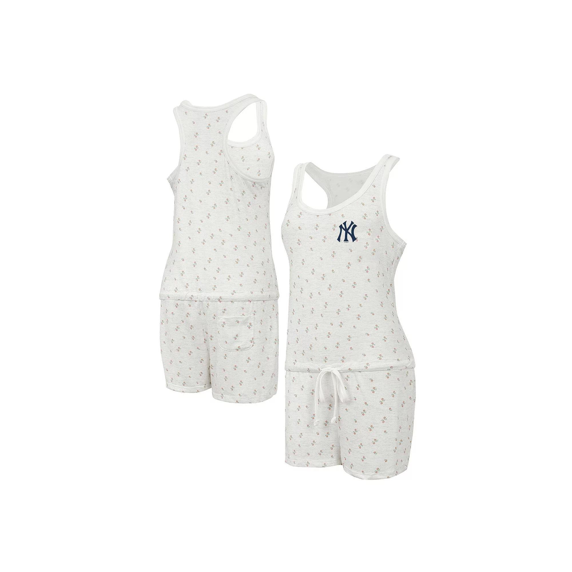 Women's Concepts Sport Cream San Francisco Giants Gardner Hacci Knit Romper,  Product Image