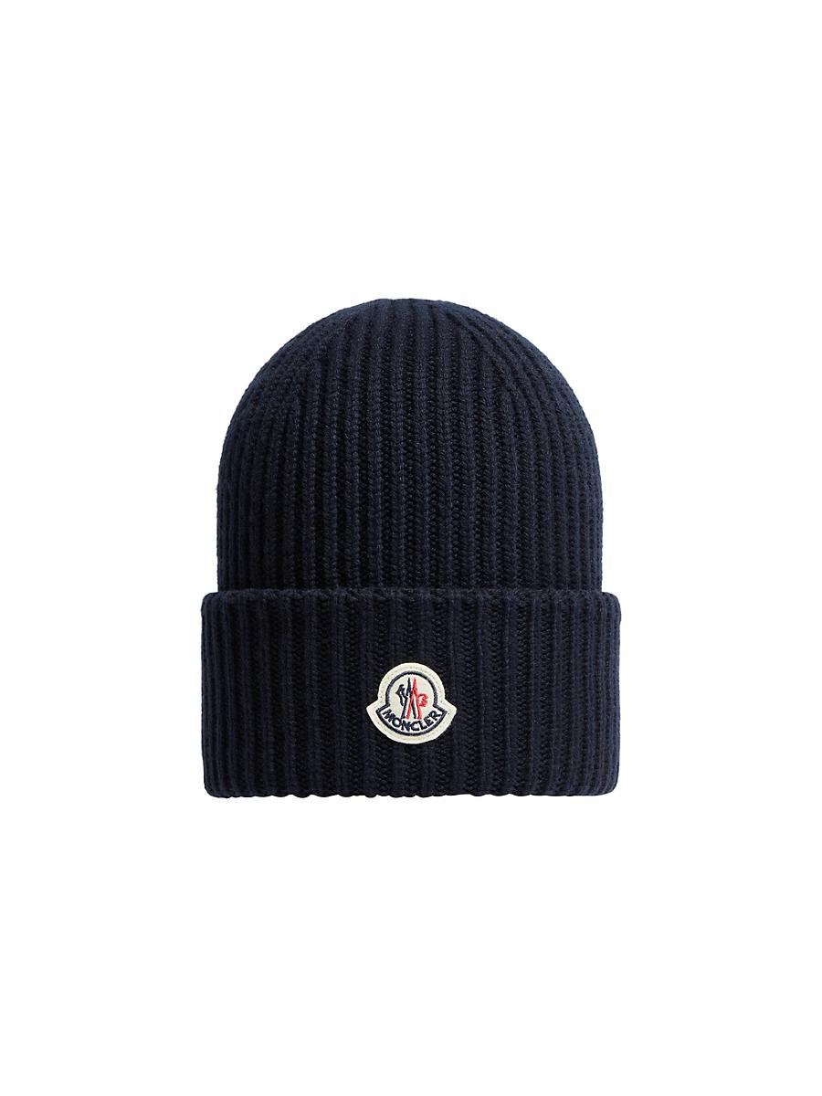 Mens Ribbed Logo Beanie Product Image