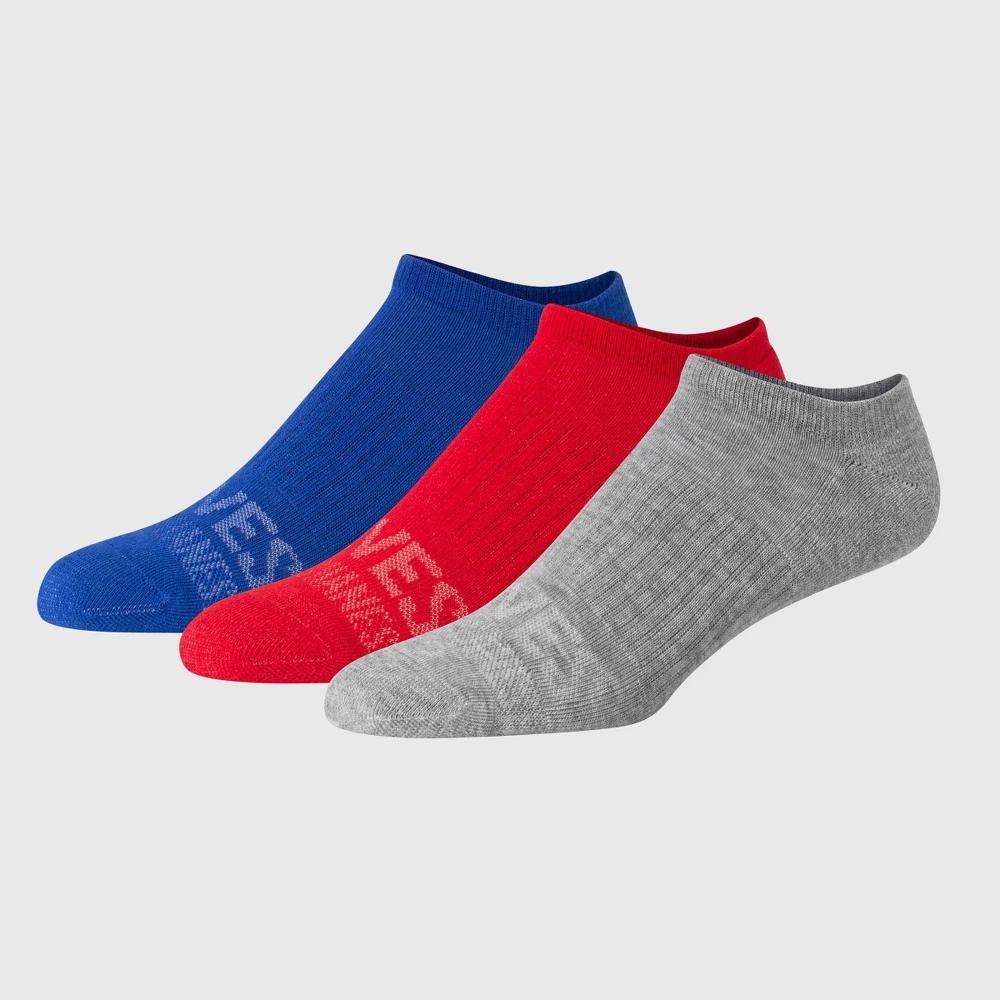 Hanes Moves Premium Men's Breathable Mesh No Show Socks 3pk 6-12: Arch Support, Cushioned Heel, Moisture Wicking Product Image
