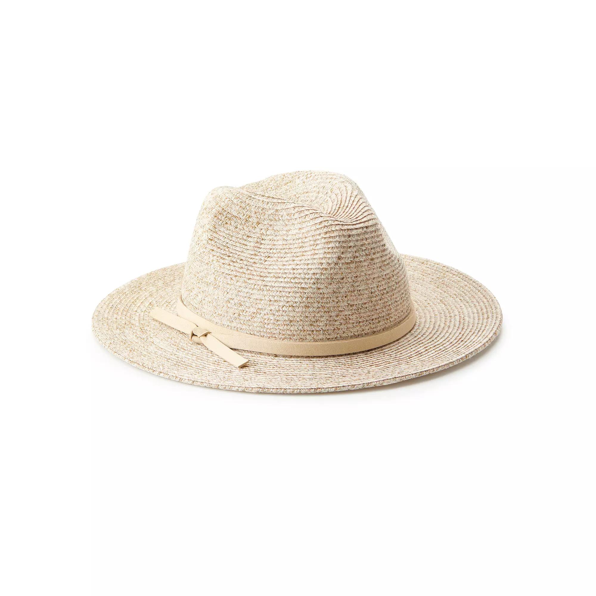 Women's Sonoma Goods For Life® Panama Hat with Flat Knotted Cord, Brown Combo Product Image