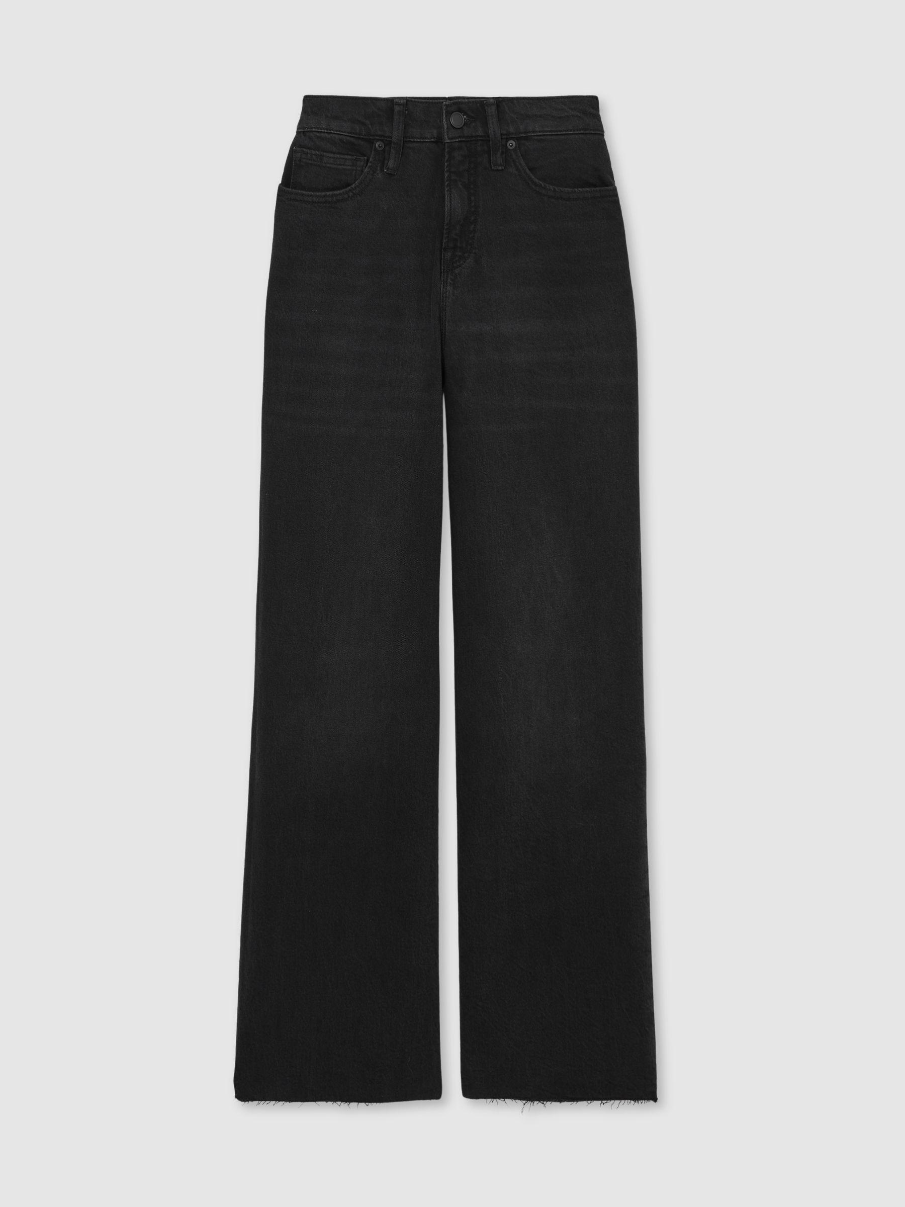 Good American Petite Relaxed Jeans in Black Product Image