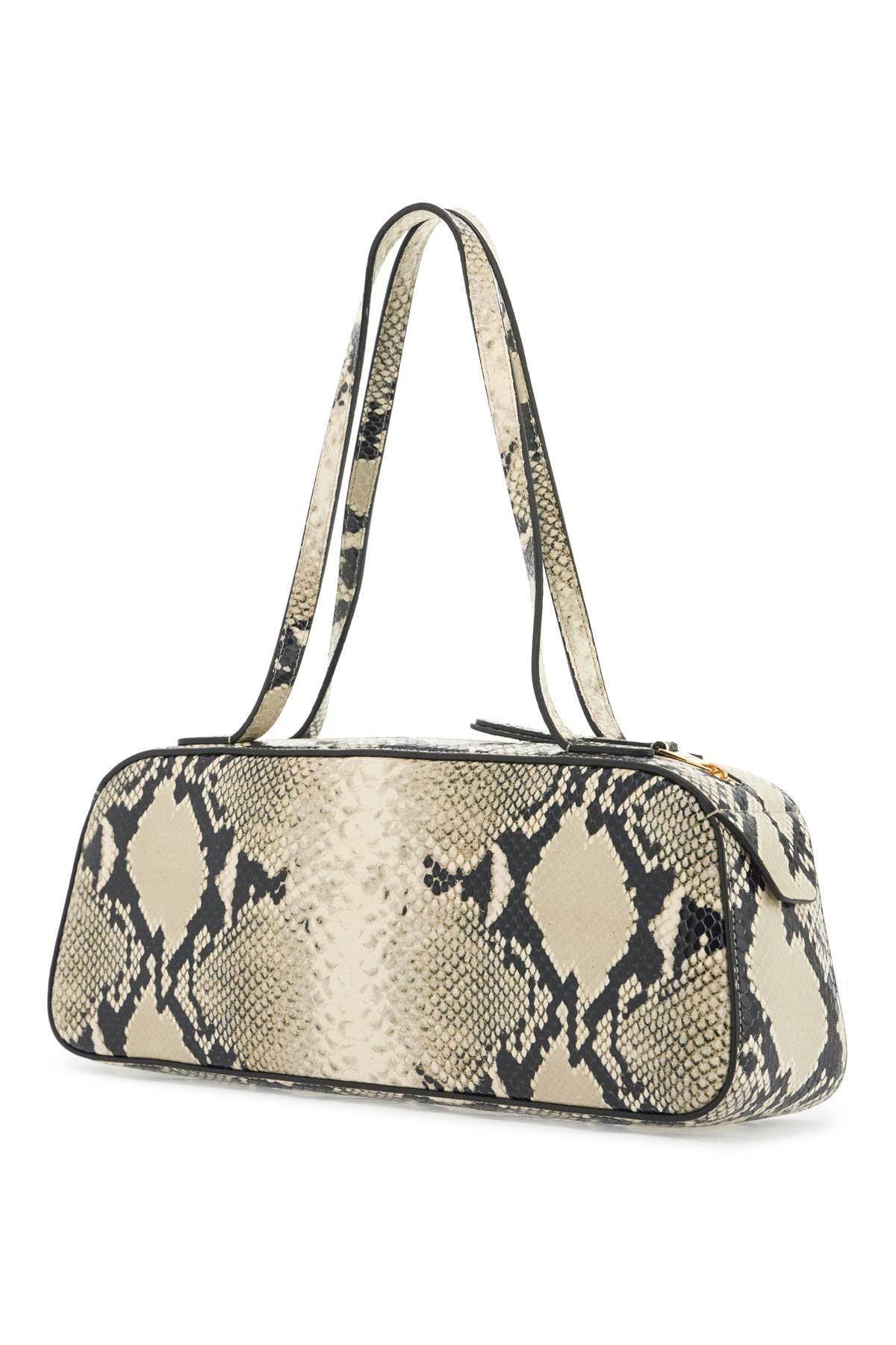 KHAITE Womens Natural Simona Snakeskin-effect Leather Shoulder Bag In Multi Product Image
