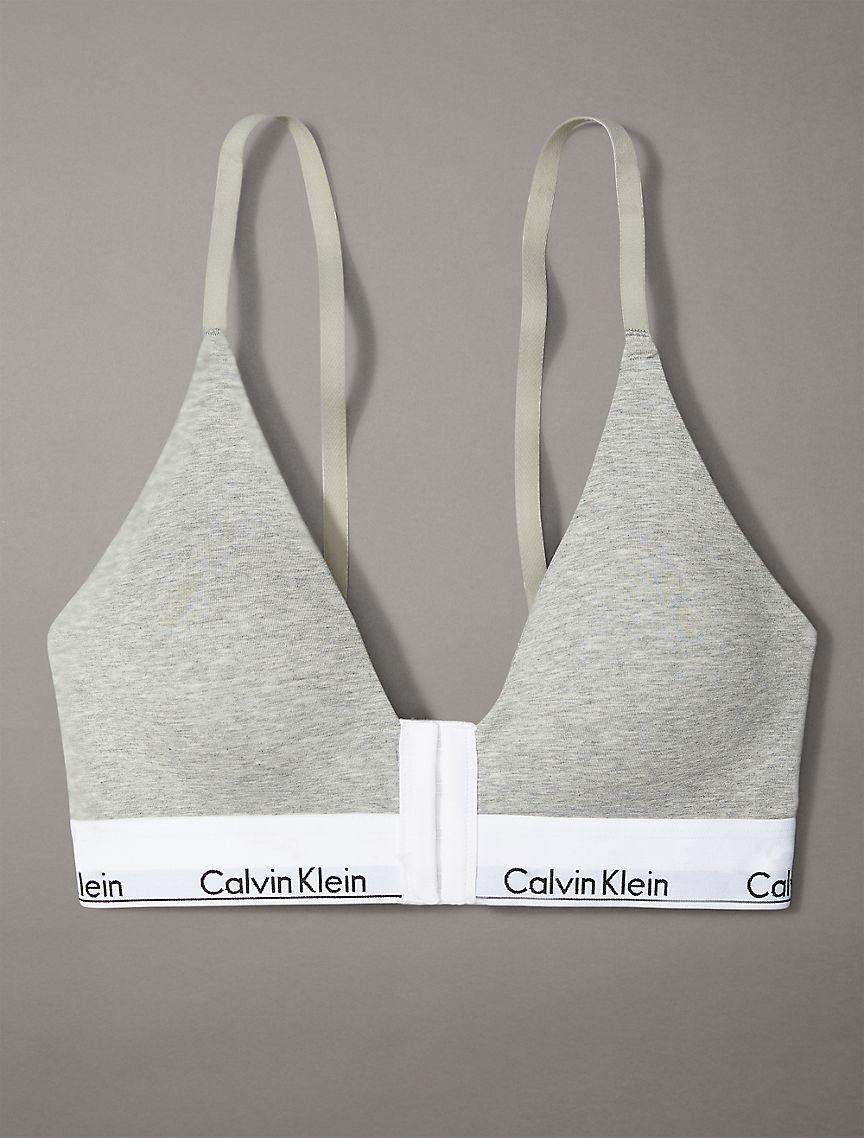 Icon Cotton Modal Lightly Lined Triangle Front Closure Bralette Product Image