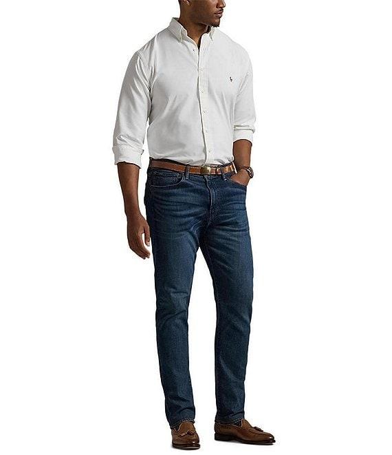 Polo Ralph Lauren Big & Tall Classic Fit Performance Stretch Oxford Long Sleeve Woven Shirt Product Image