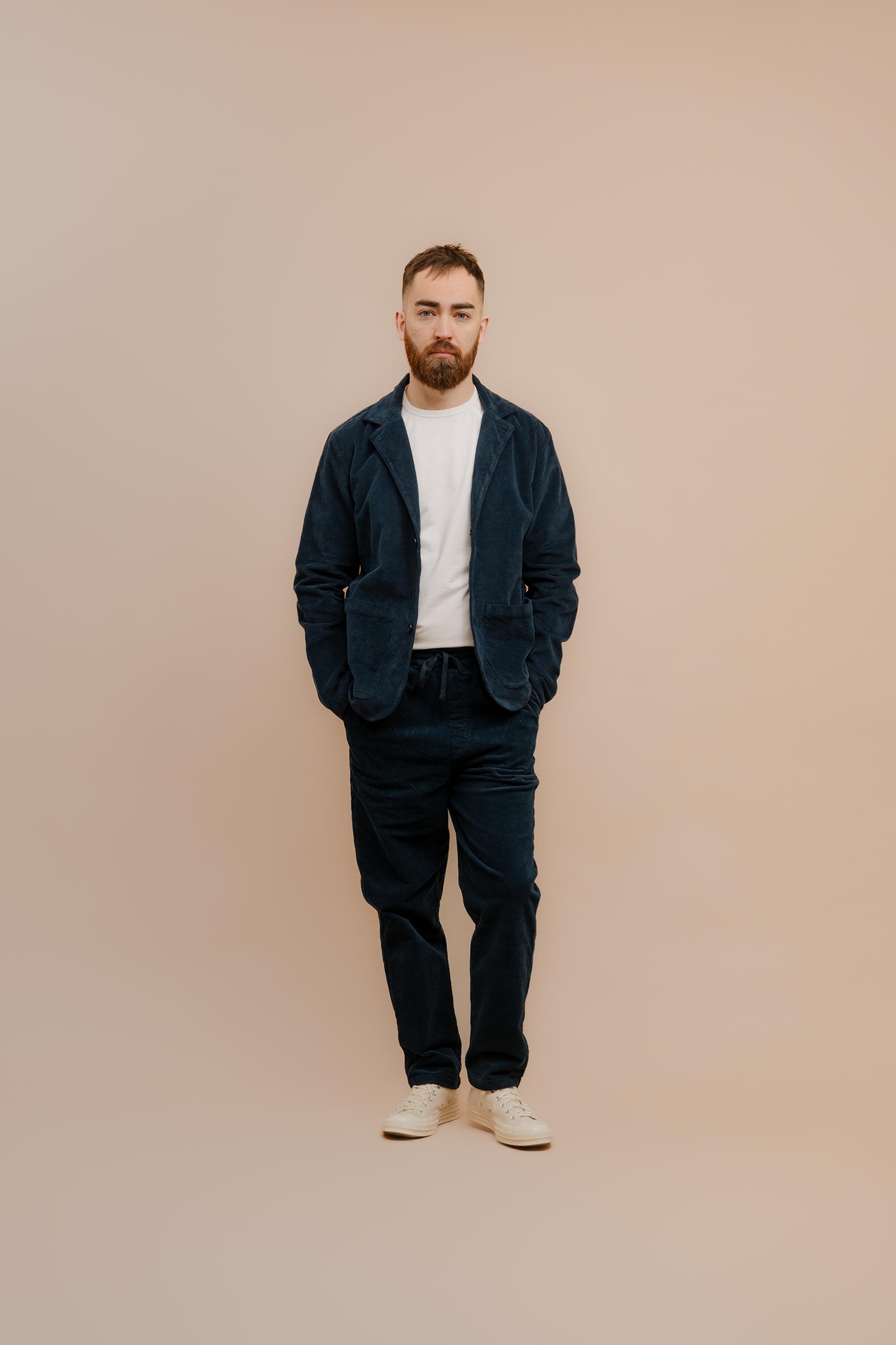 Corduroy Casual Blazer Product Image