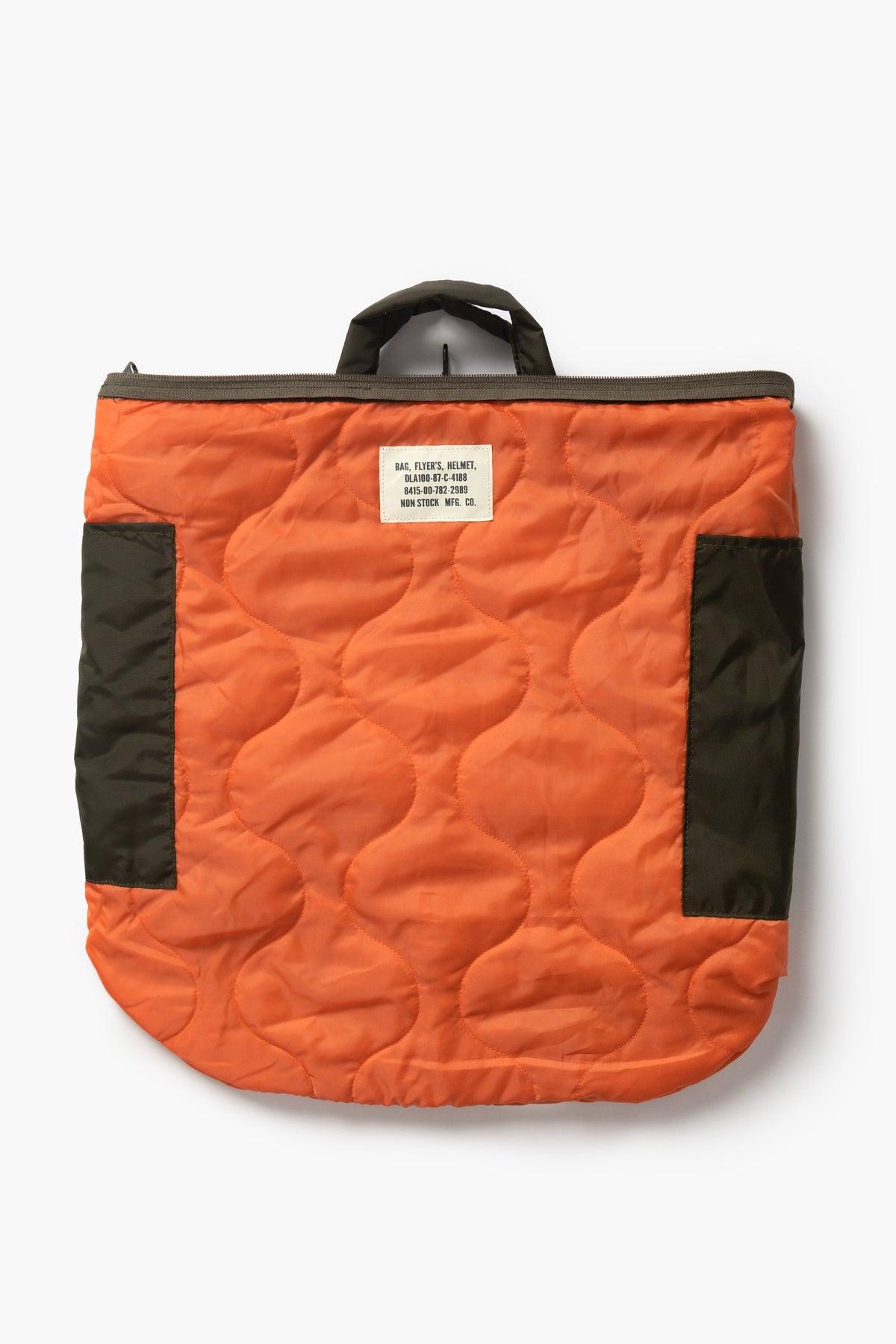 Non Stock MFG - Quilted Nylon Helmet Bag - Olive Product Image