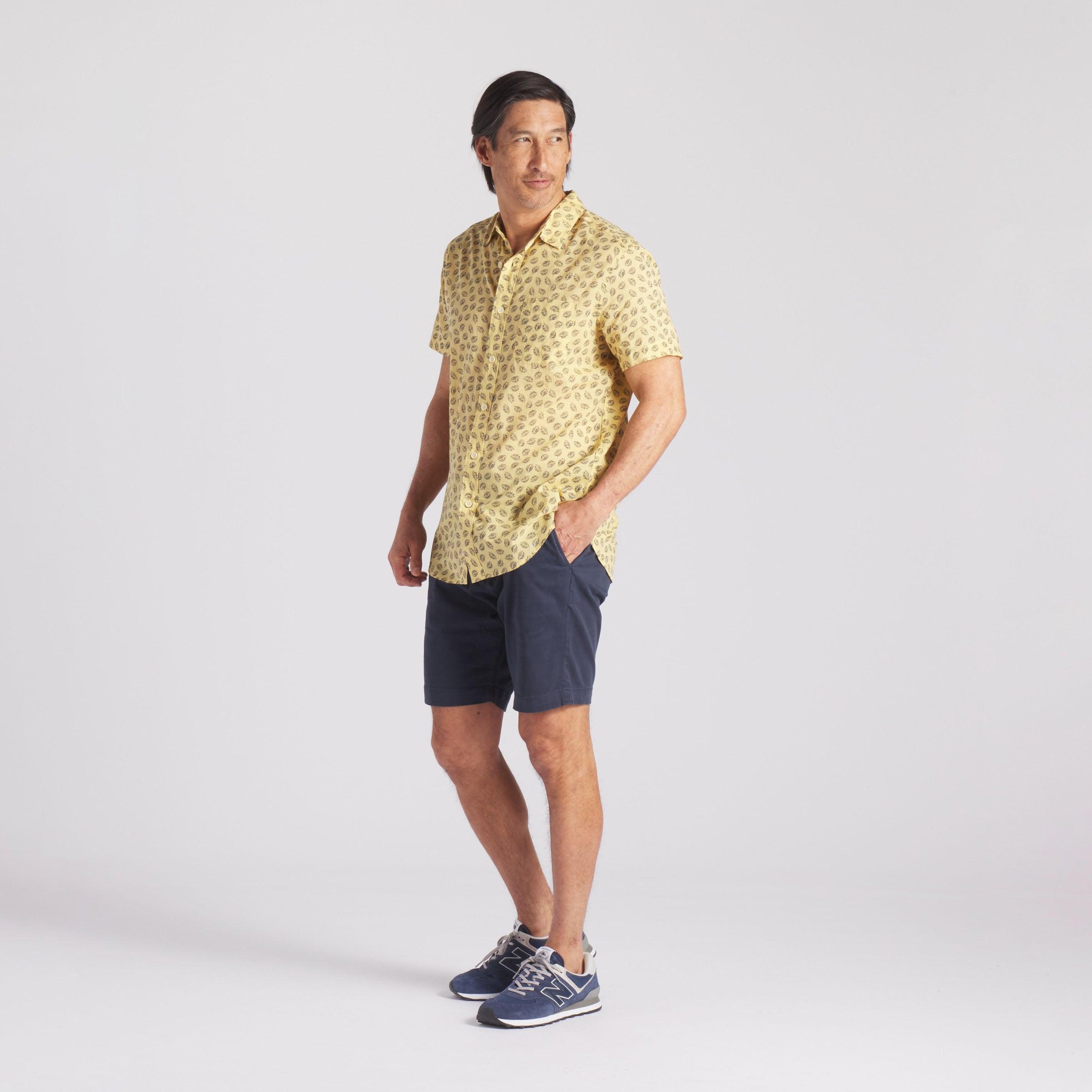 Portofino Featherweight Printed Short Sleeve - Sahara Sun Product Image