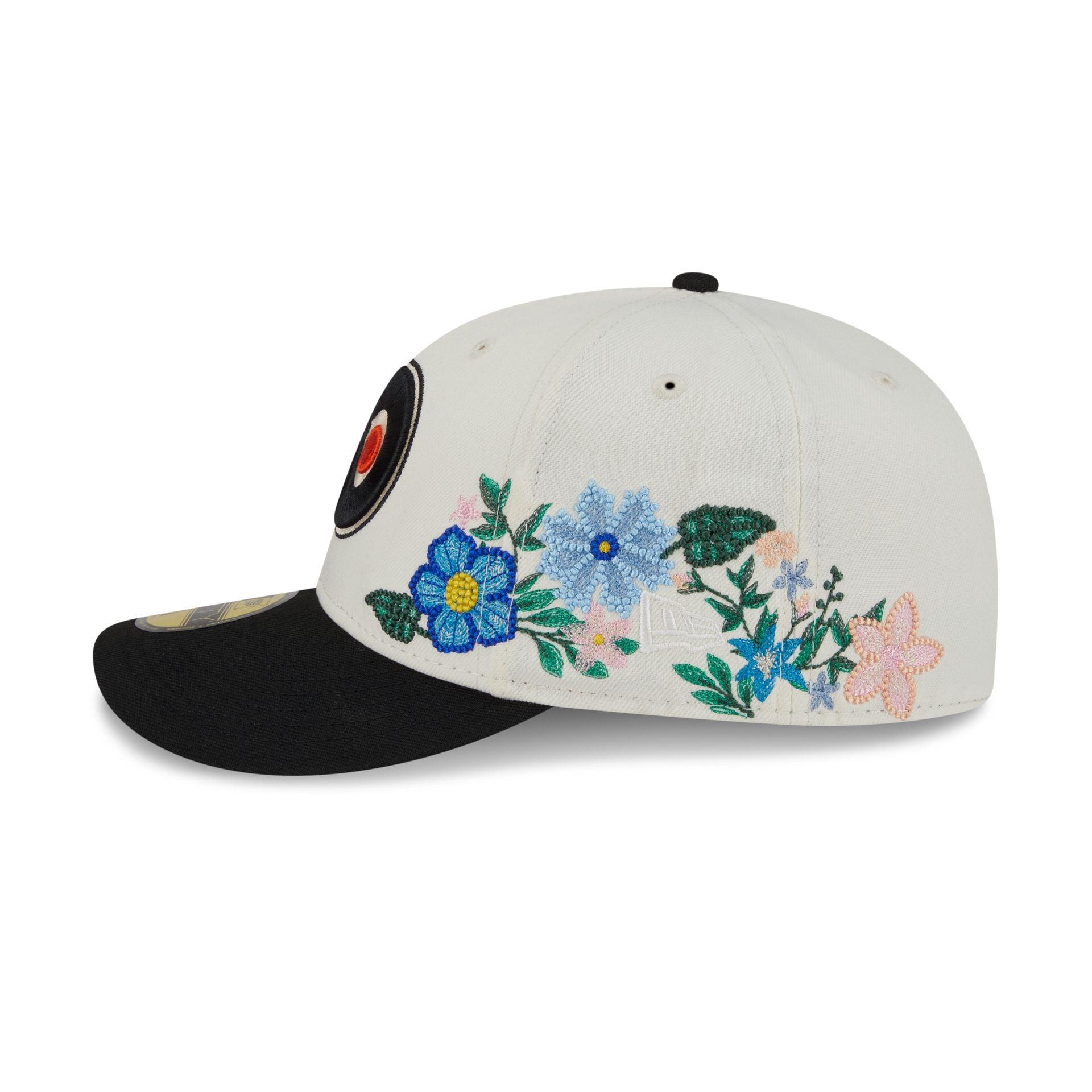 Philadelphia Flyers Tonal Florals White 59FIFTY Fitted Hat Male Product Image